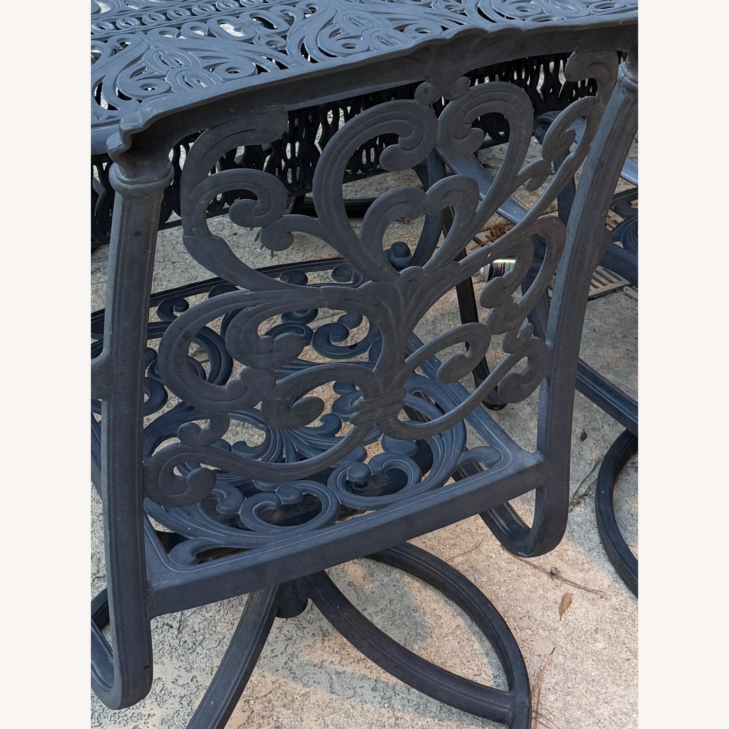 9 Piece Cast Aluminum Outdoor Table and Chairs - image-3