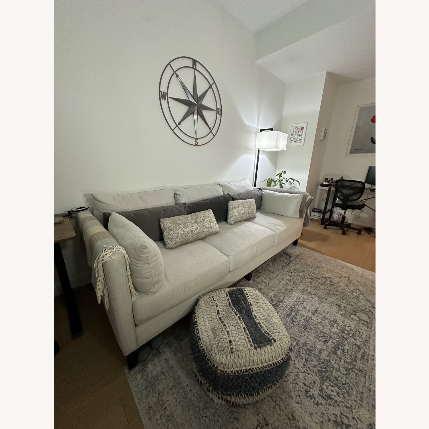 Raymour & Flanigan Cates Sofe (Dove Gray) - image-4