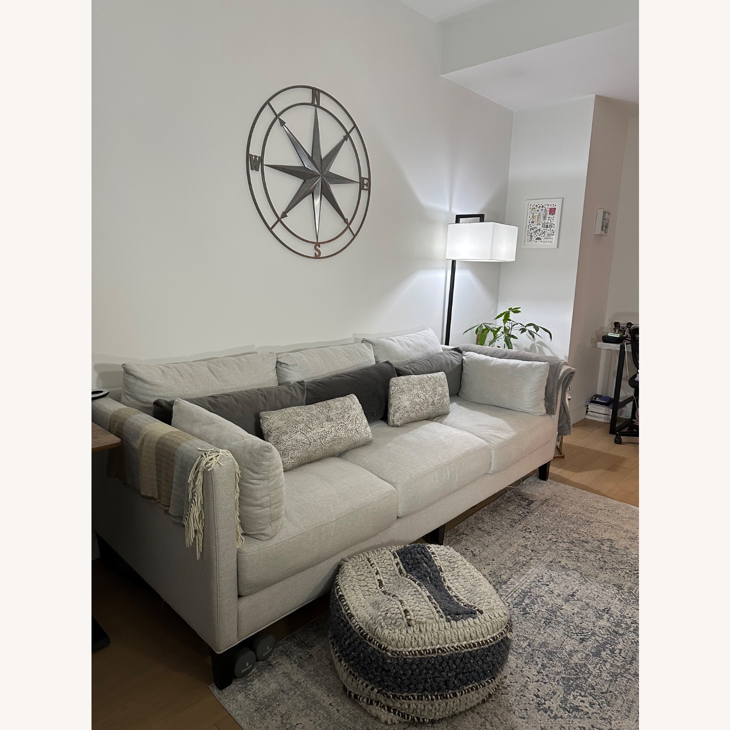 Raymour & Flanigan Cates Sofe (Dove Gray) - image-2