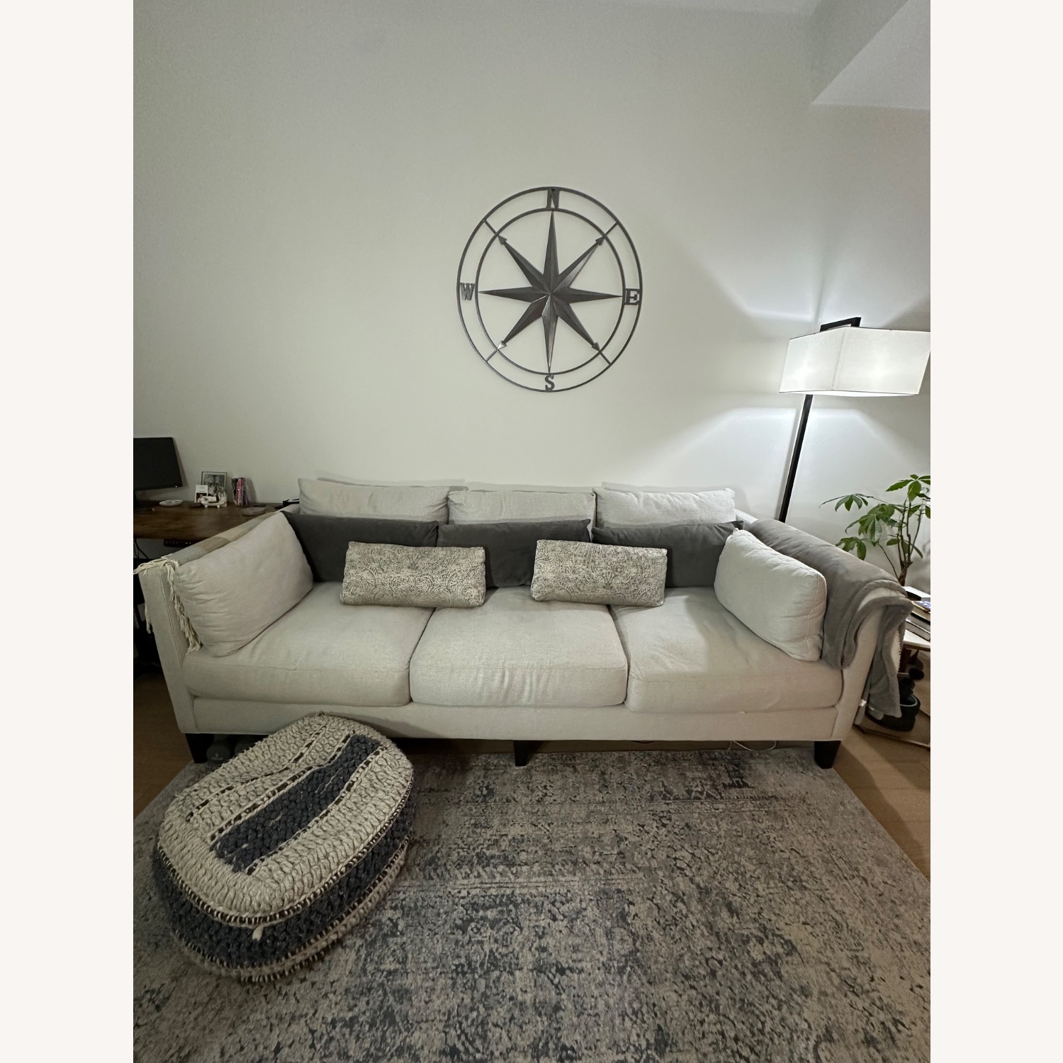 Raymour & Flanigan Cates Sofe (Dove Gray) - image-1