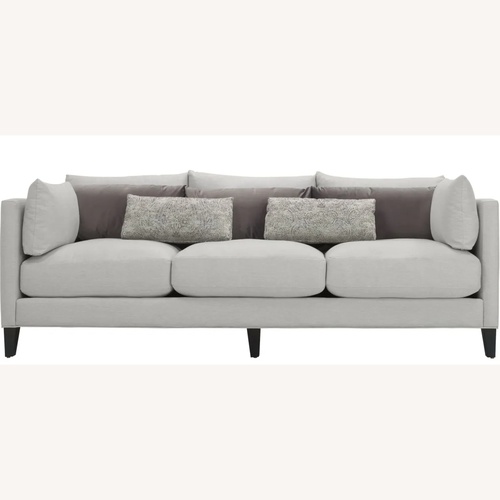 Used Raymour & Flanigan Cates Sofe (Dove Gray) for sale on AptDeco