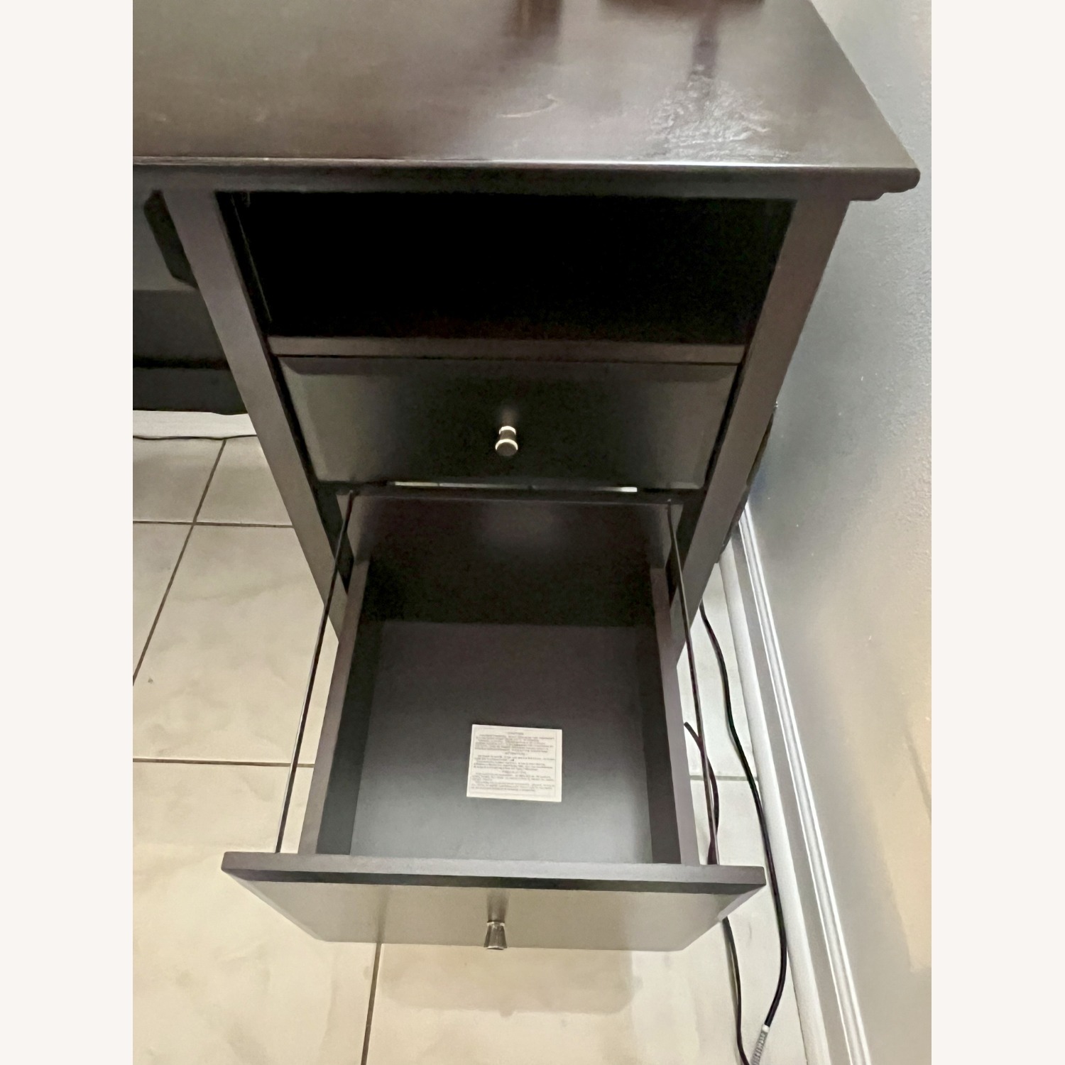 Sturdy Wood Desk with Ample Storage - image-5