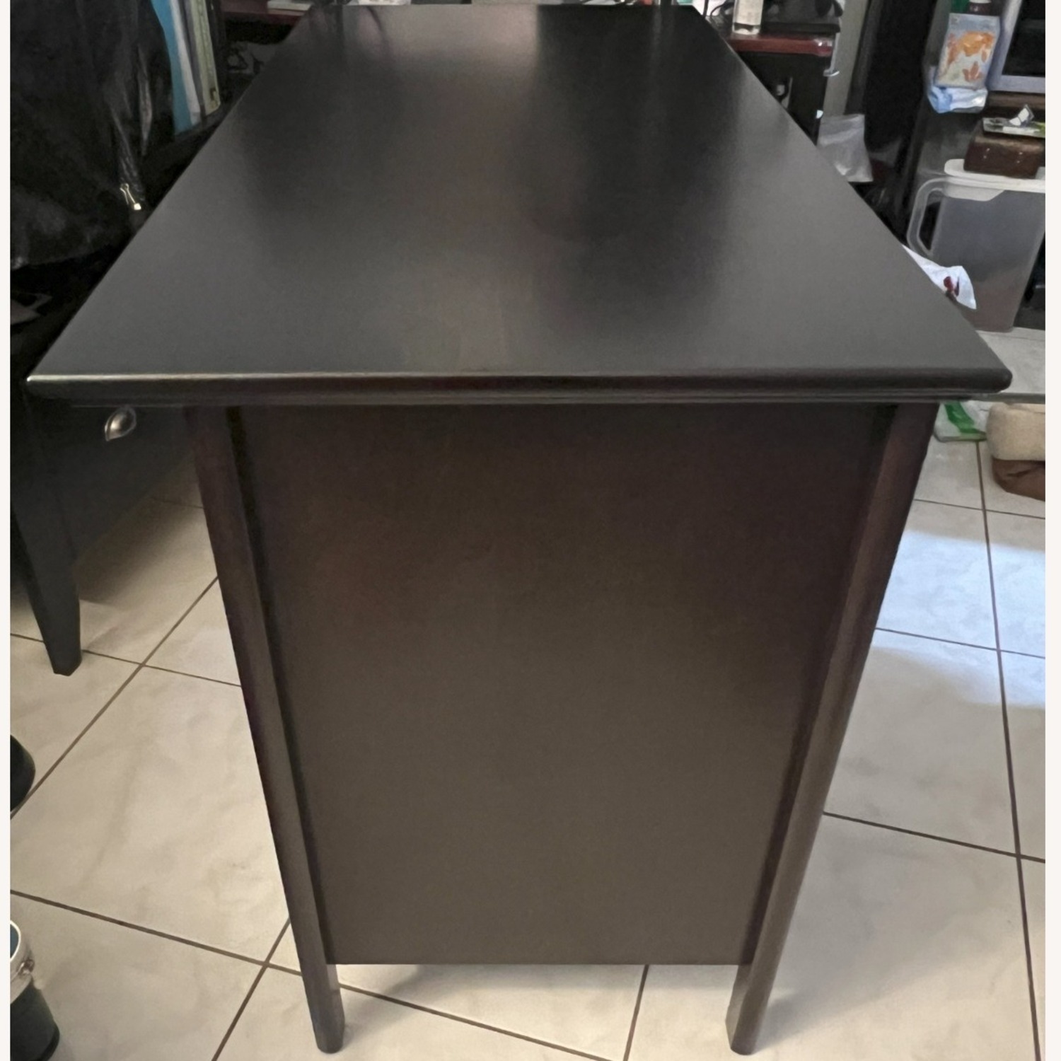 Sturdy Wood Desk with Ample Storage - image-1