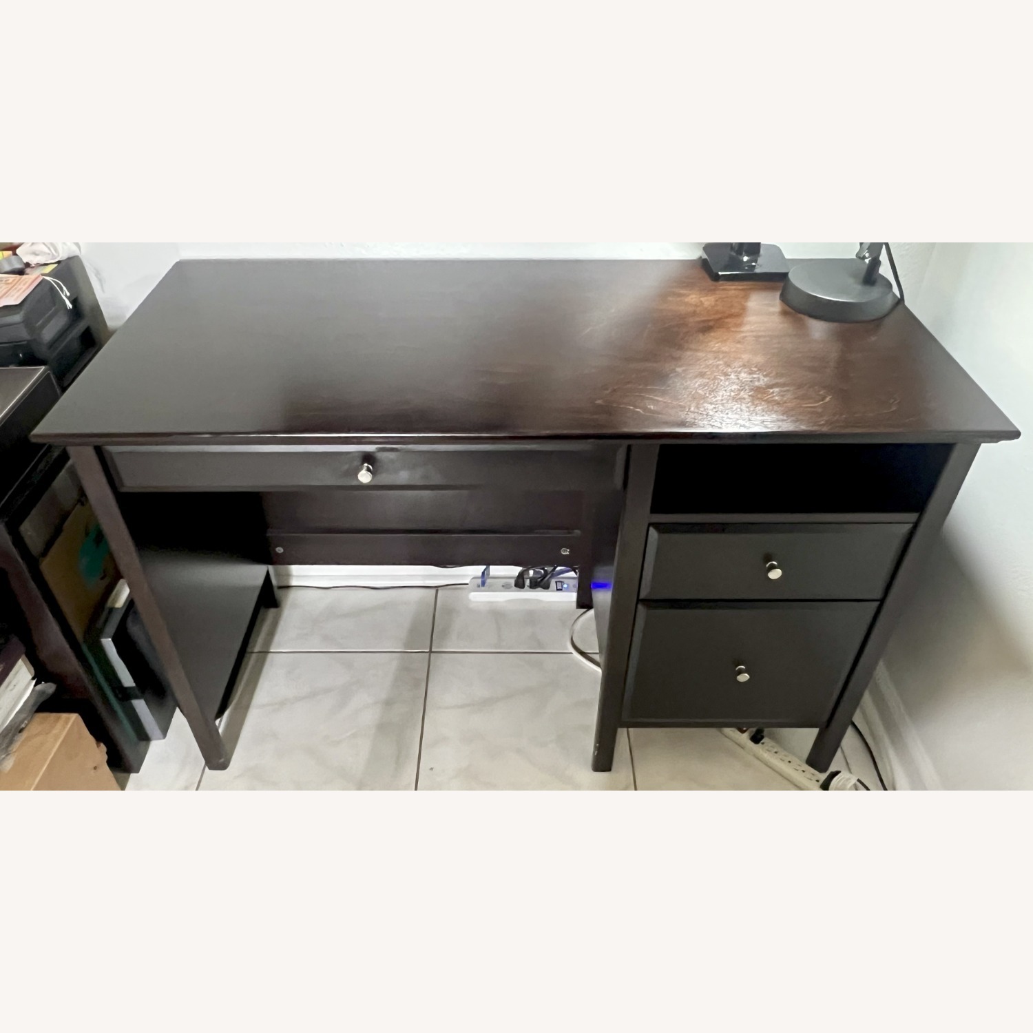 Sturdy Wood Desk with Ample Storage - image-10