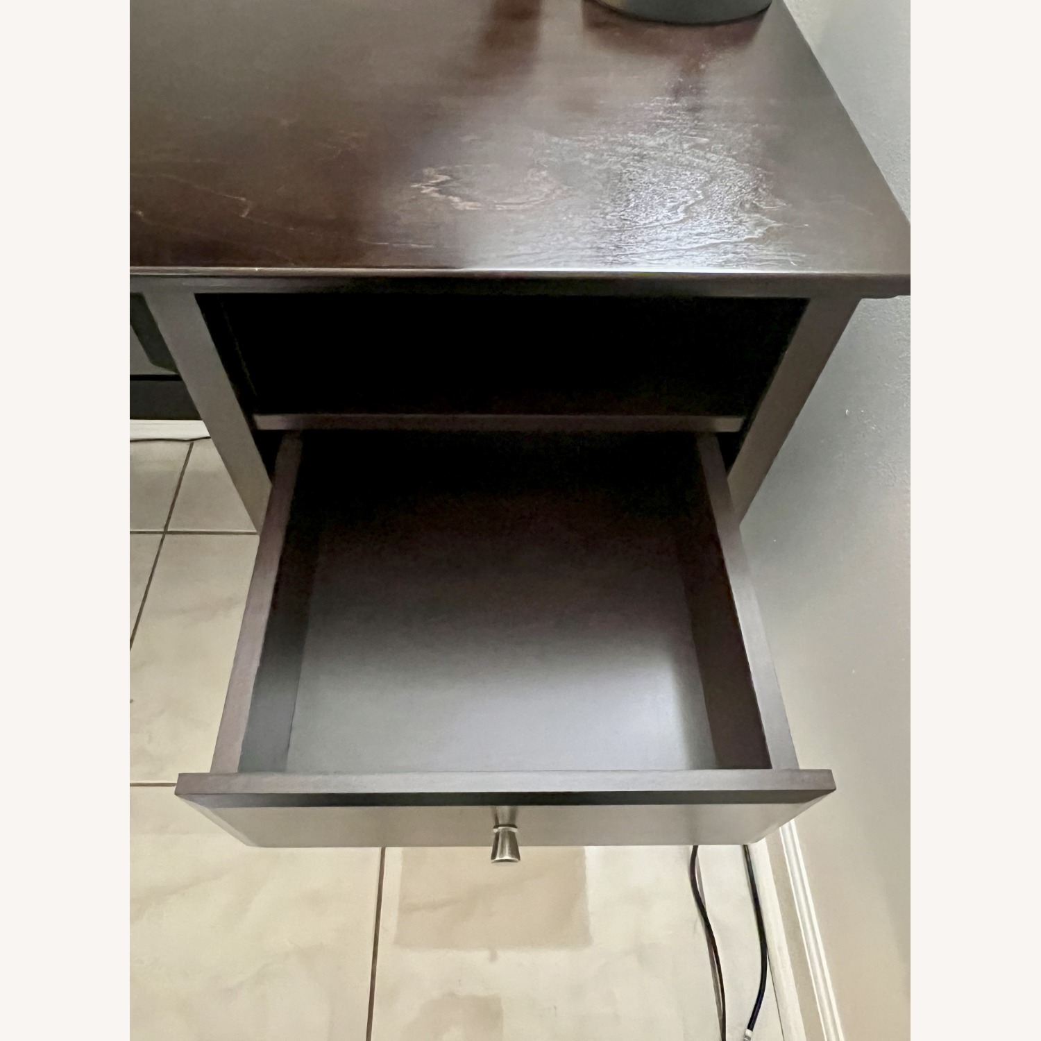 Sturdy Wood Desk with Ample Storage - image-6