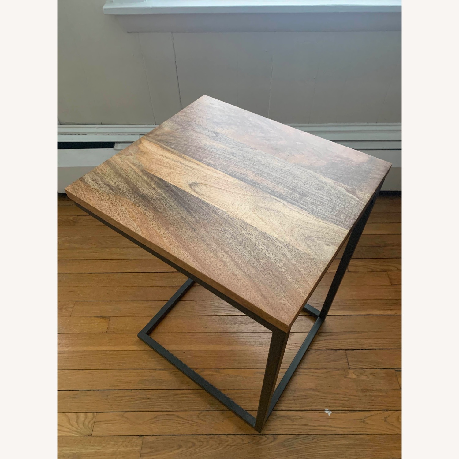 West Elm C-Side Table - Wood - image-1