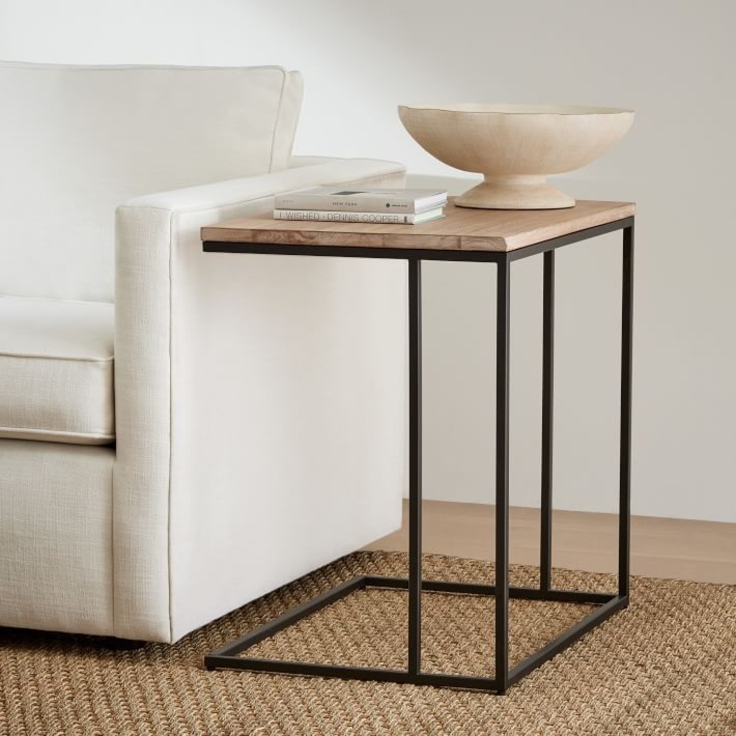 West Elm C-Side Table - Wood - image-4