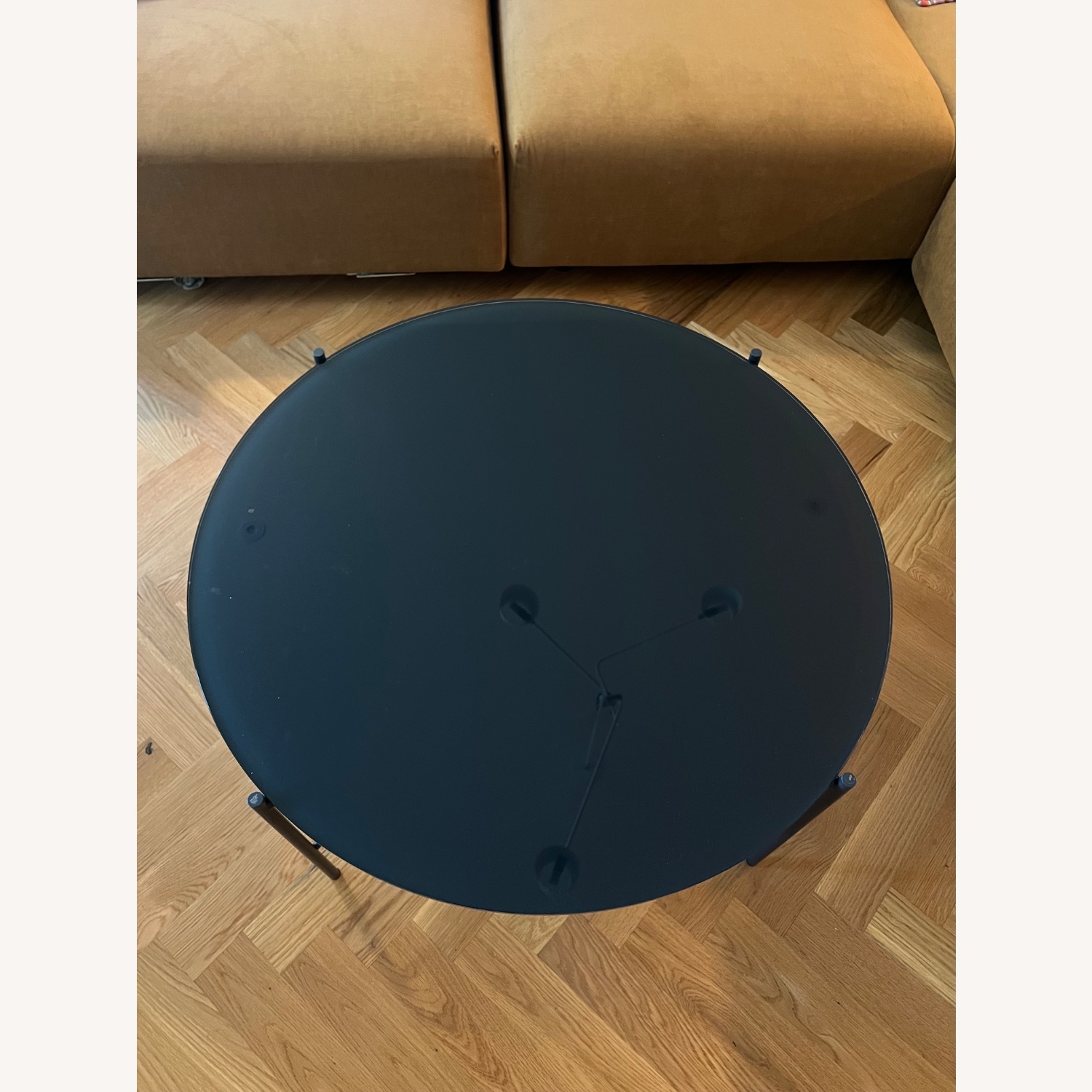 Article Blue Glass Coffee Table - image-3