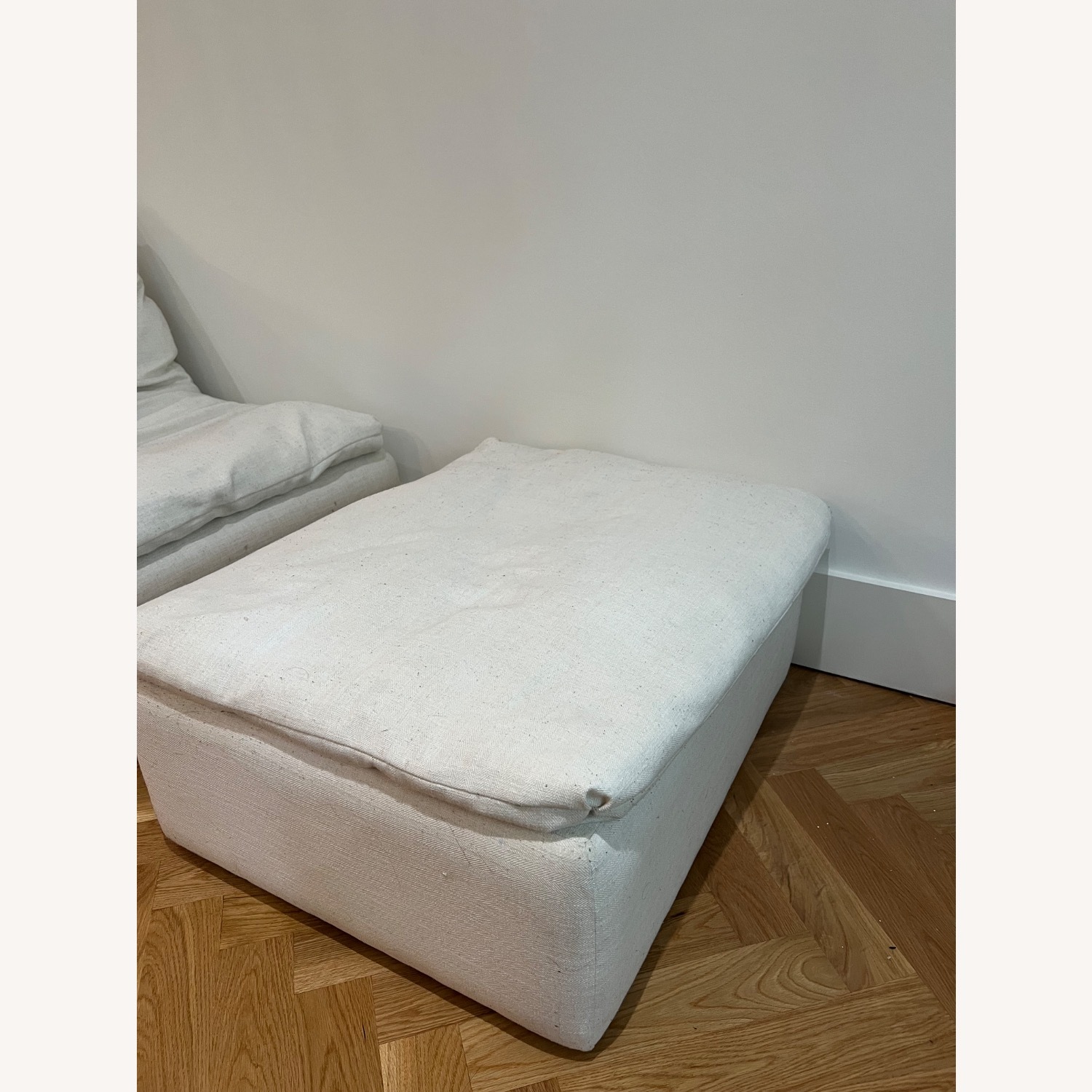 CB2 Lounger + Ottoman - image-4