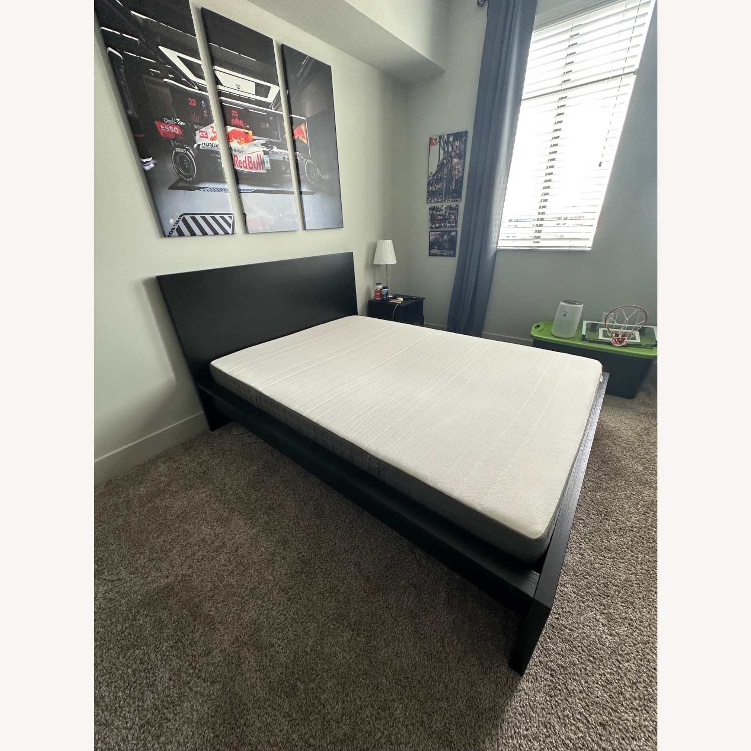 IKEA MALM Bedframe Full Size Black - image-3
