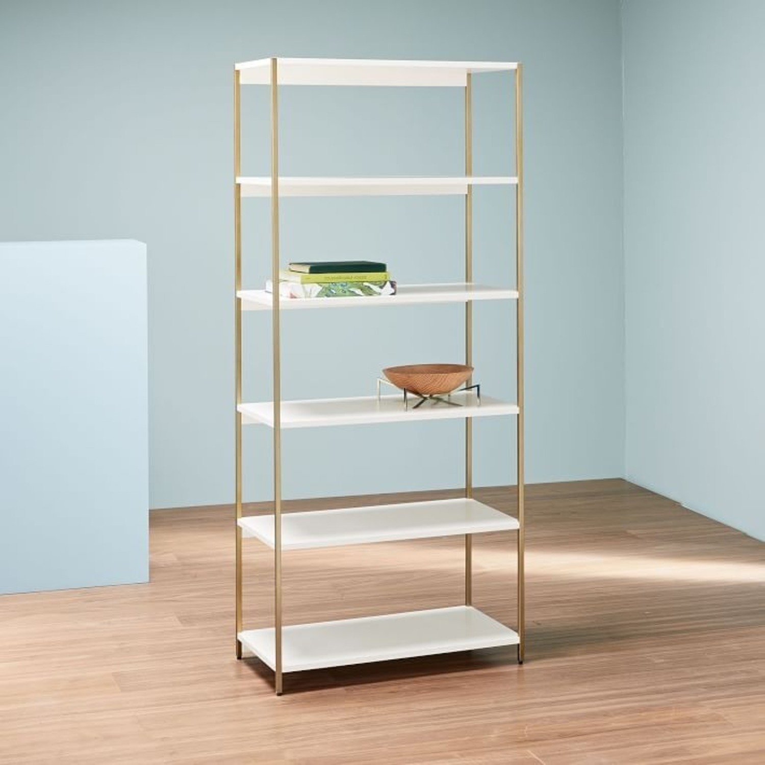 West Elm Zane Bookshelf - Wide - image-1