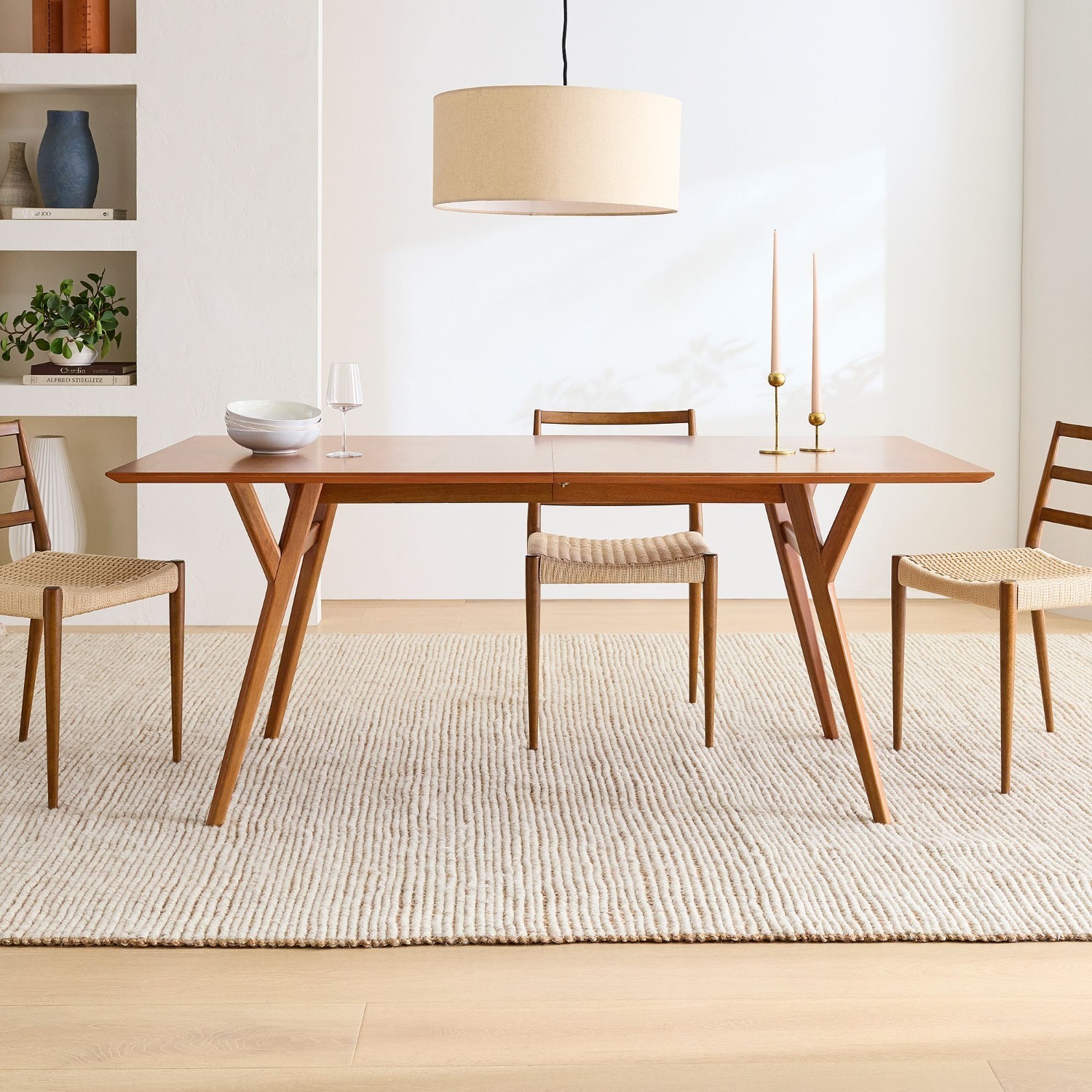 West Elm Mid-Century Expandable Dining Table - image-1