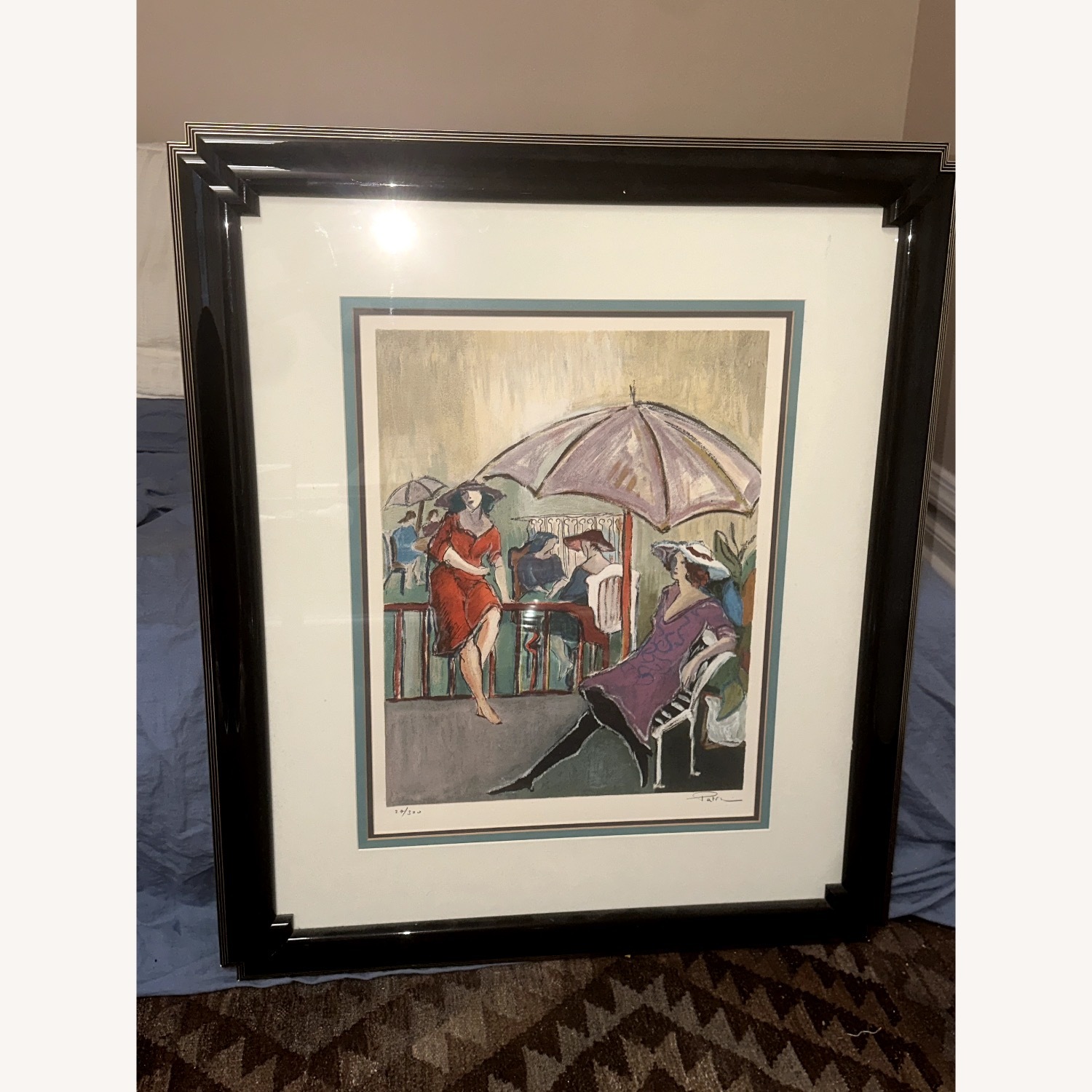 Vintage Art Deco Painting - image-1