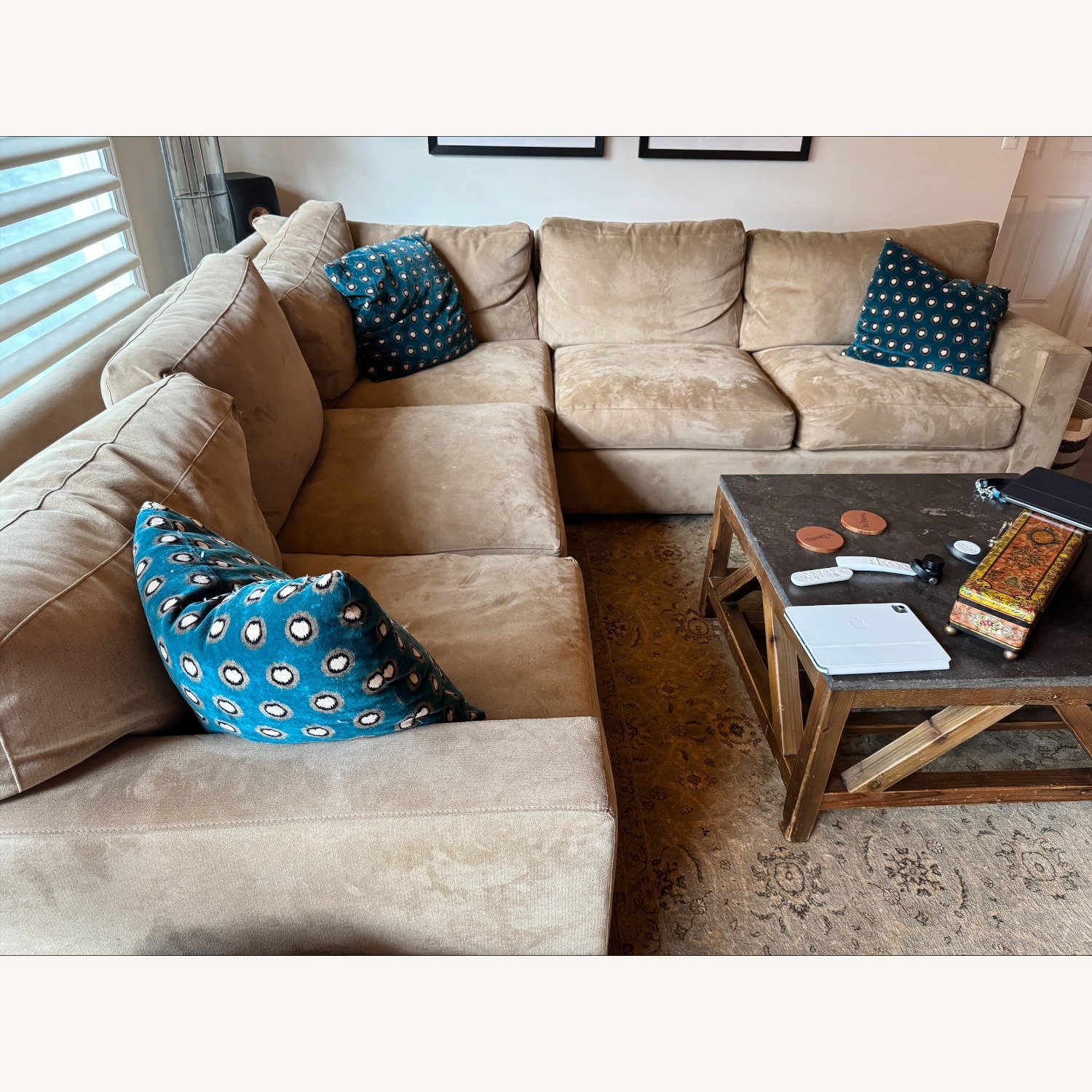 Crate & Barrel Axis Couch - image-1