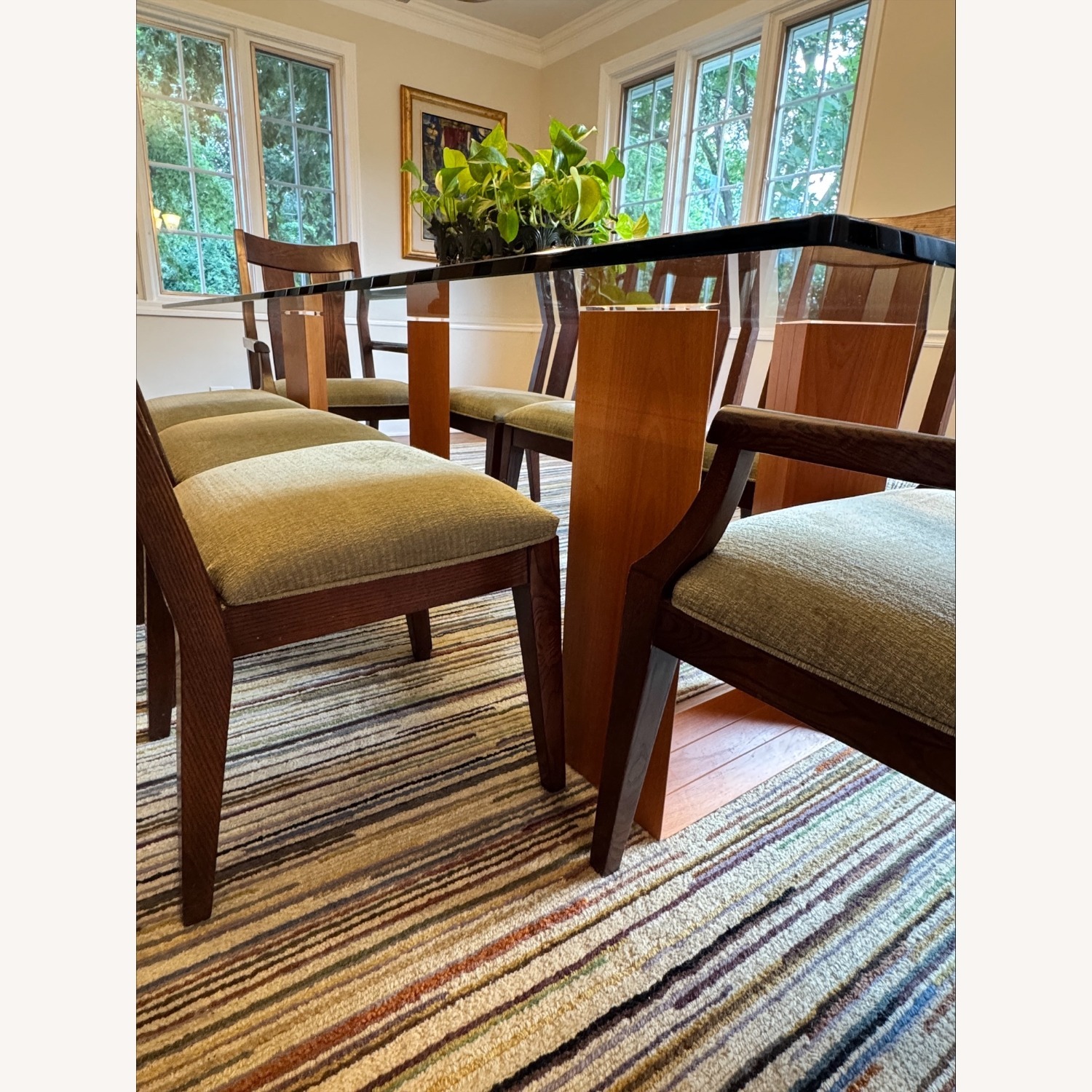 Elegant Glass Dining Table - image-4