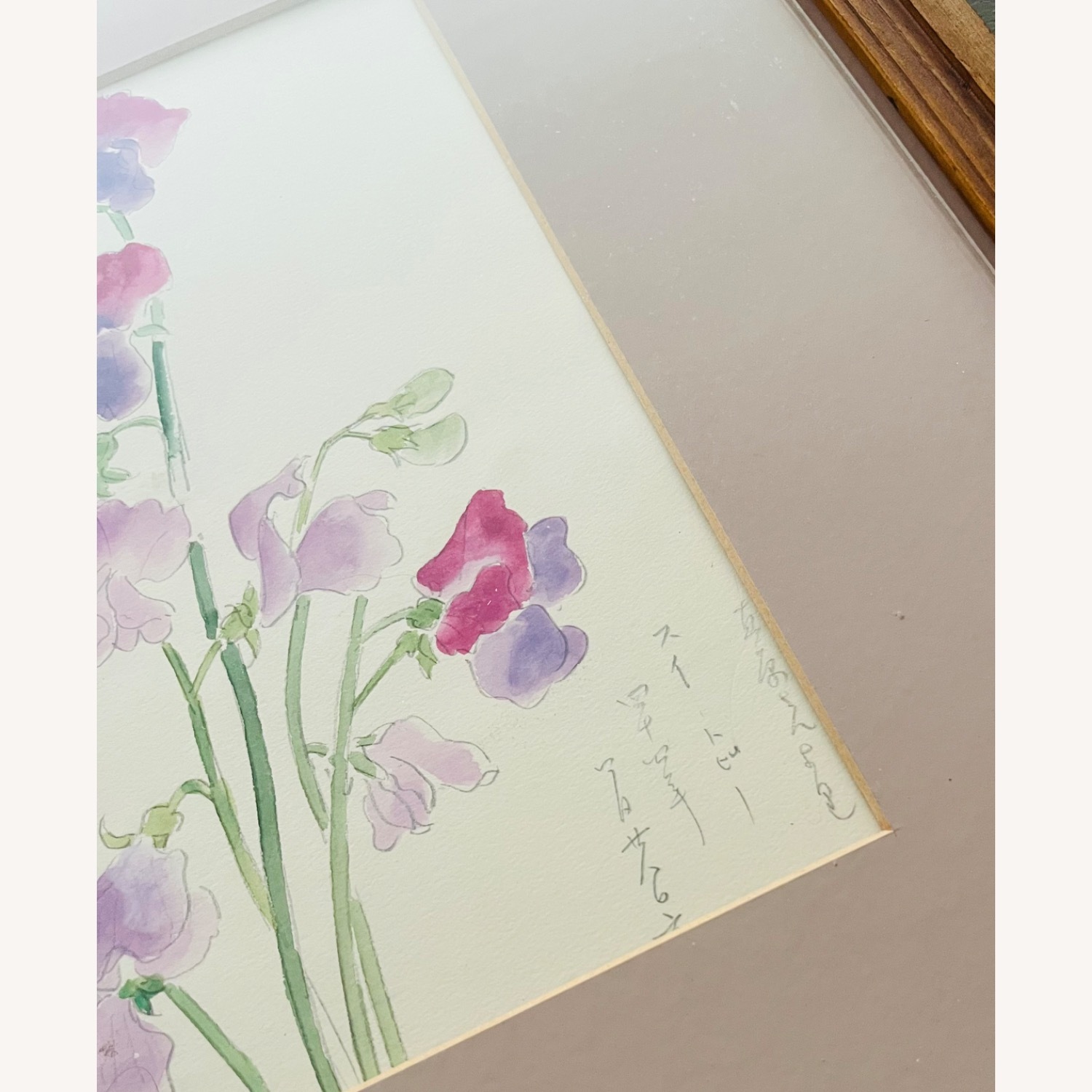 Vintage Japanese Watercolor Botanical Lily - Kyoto - image-4