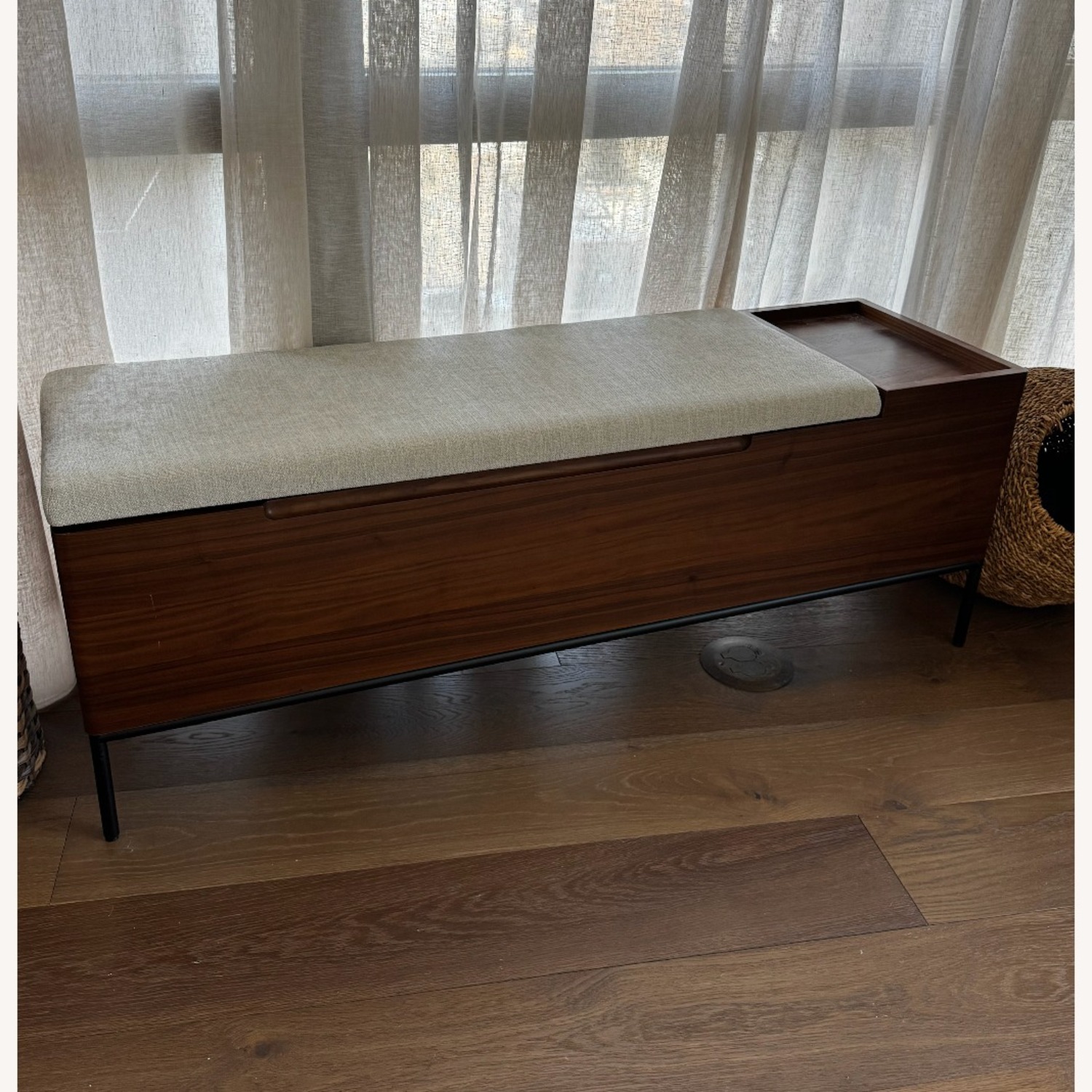Article Thari 53" Bench - Walnut - image-2