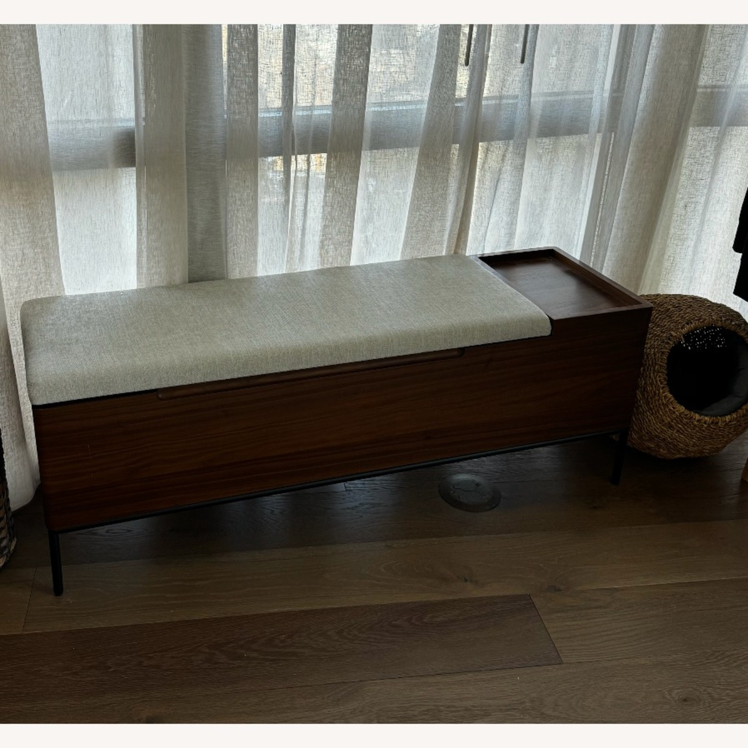 Article Thari 53" Bench - Walnut - image-1