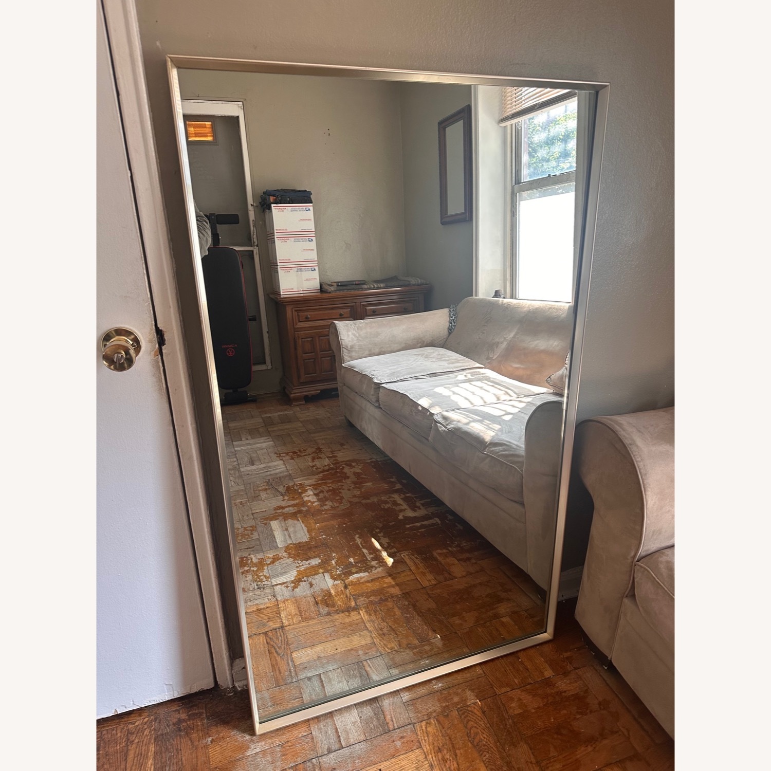 Mid Century Mirror By Hart Mirror Plate Company - image-2