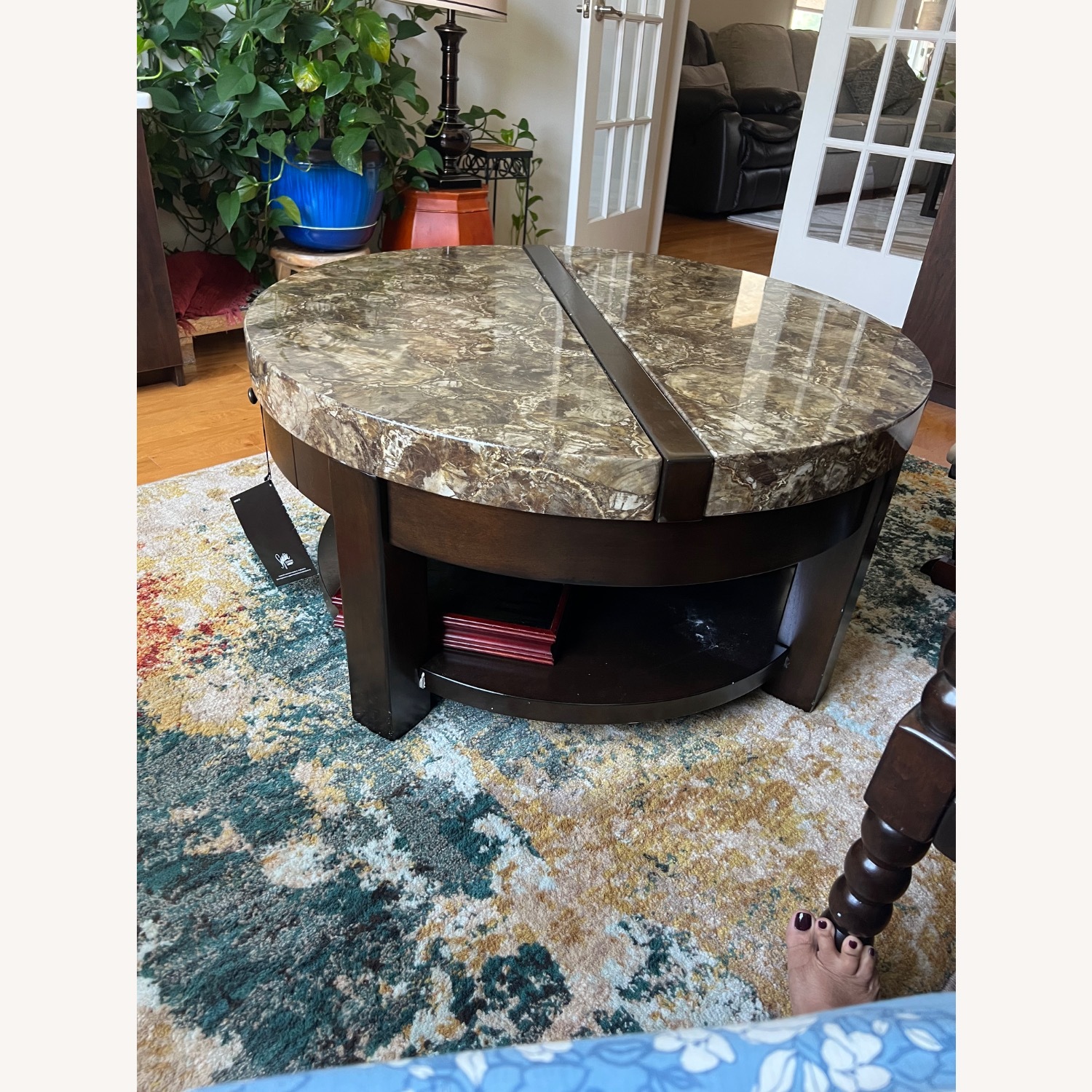 Ashley Furniture Kraleene Marble Top Coffee Table  - image-3
