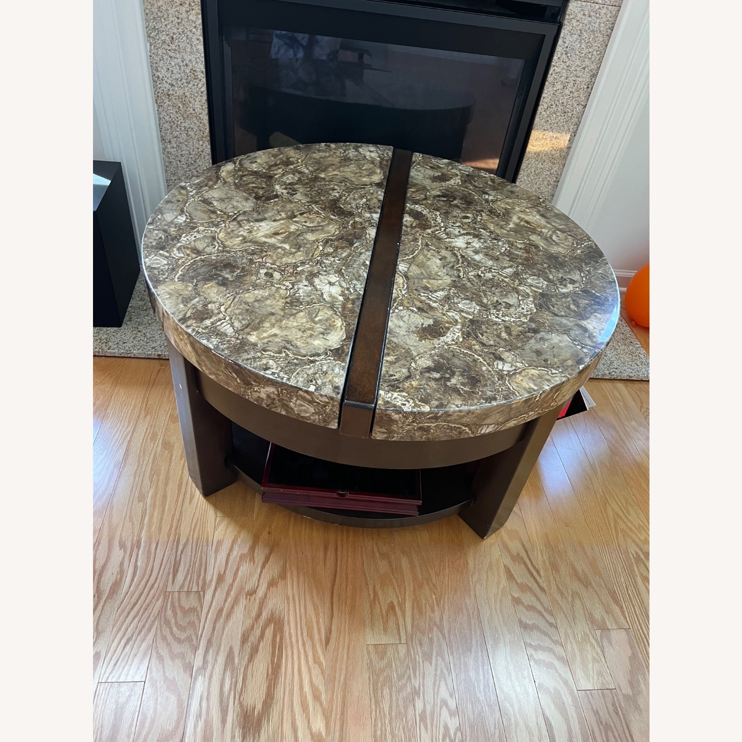 Ashley Furniture Kraleene Marble Top Coffee Table  - image-1