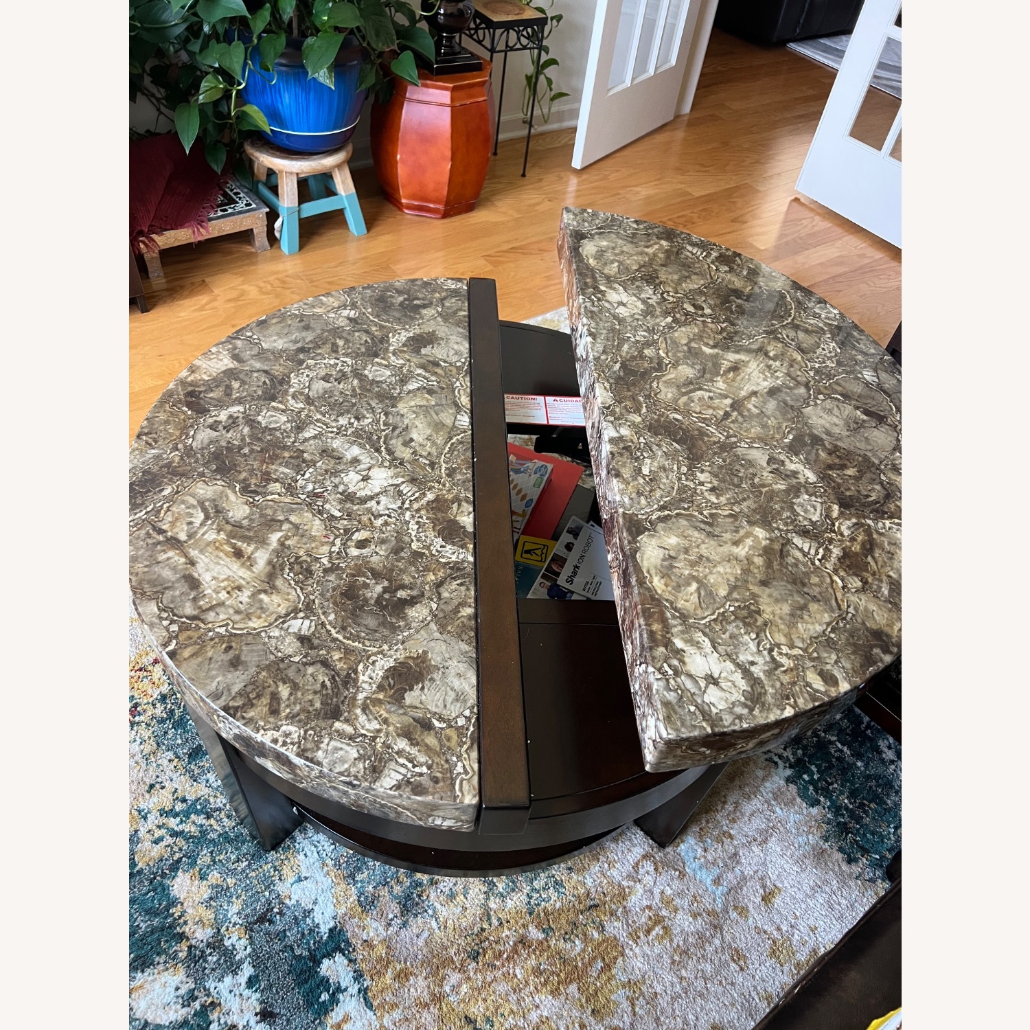 Ashley Furniture Kraleene Marble Top Coffee Table  - image-4