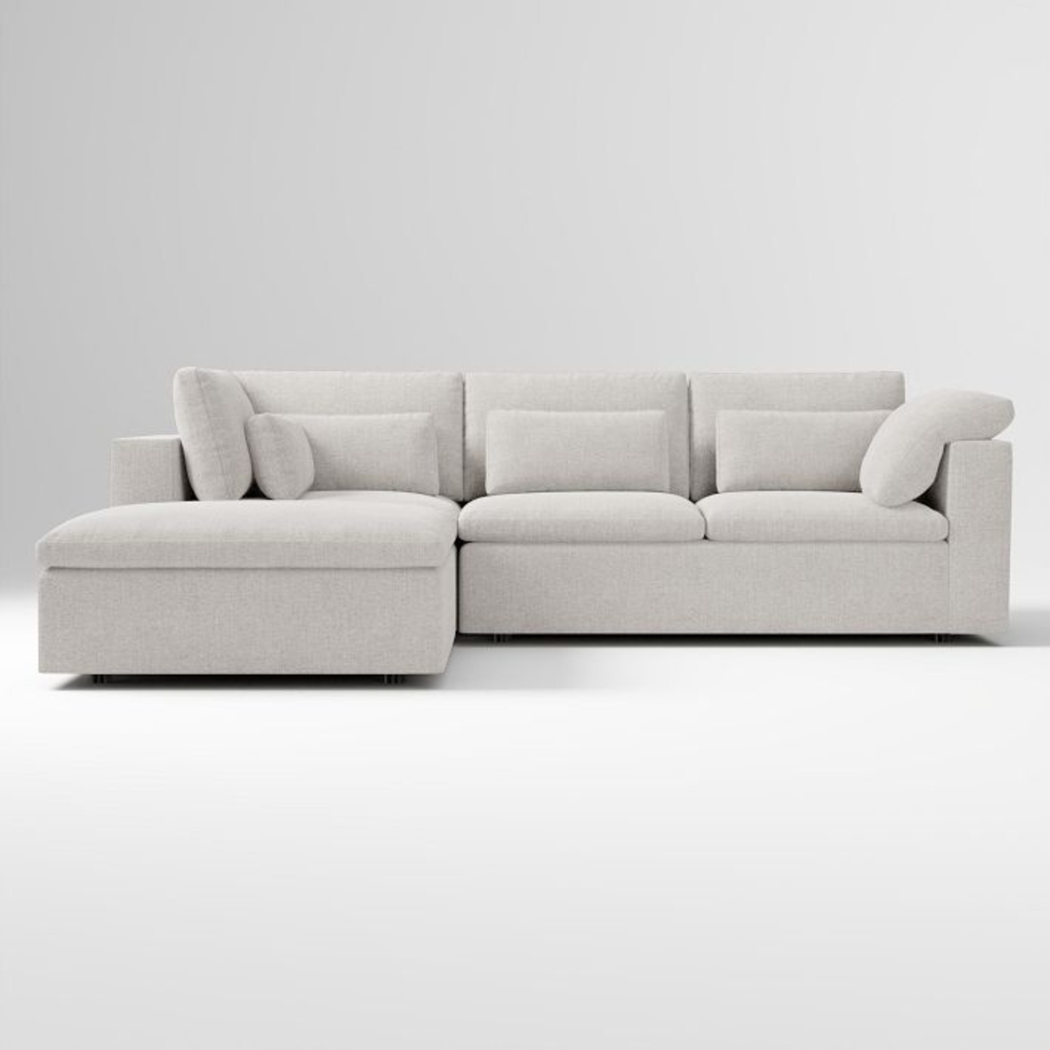 Harmony Modular Distressed Velvet Sectional Sofa - image-4