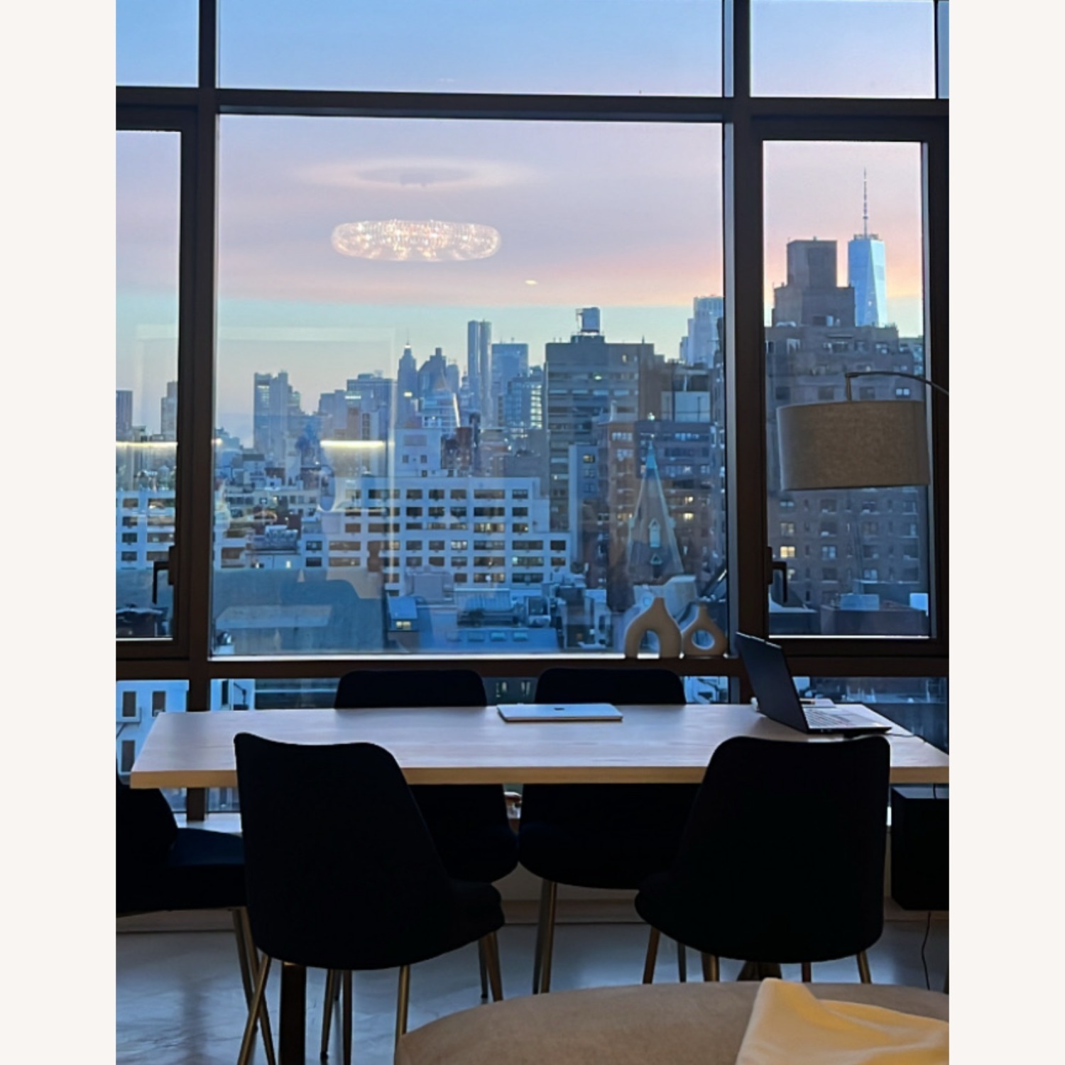 Avery Wishbone Dining Table - image-1