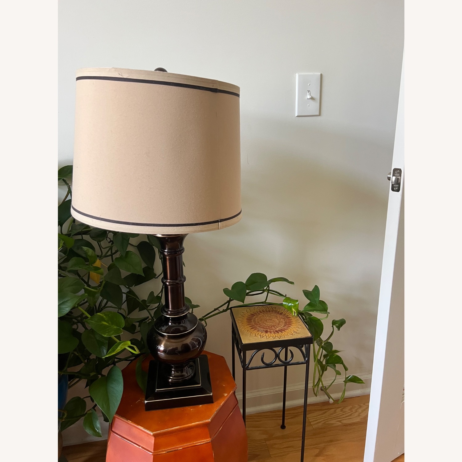 Oakleigh Brown Table Lamp - image-1