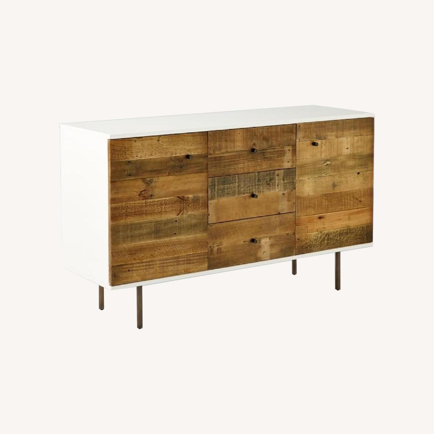 West Elm Reclaimed Wood + Lacquer Credenza - image-0