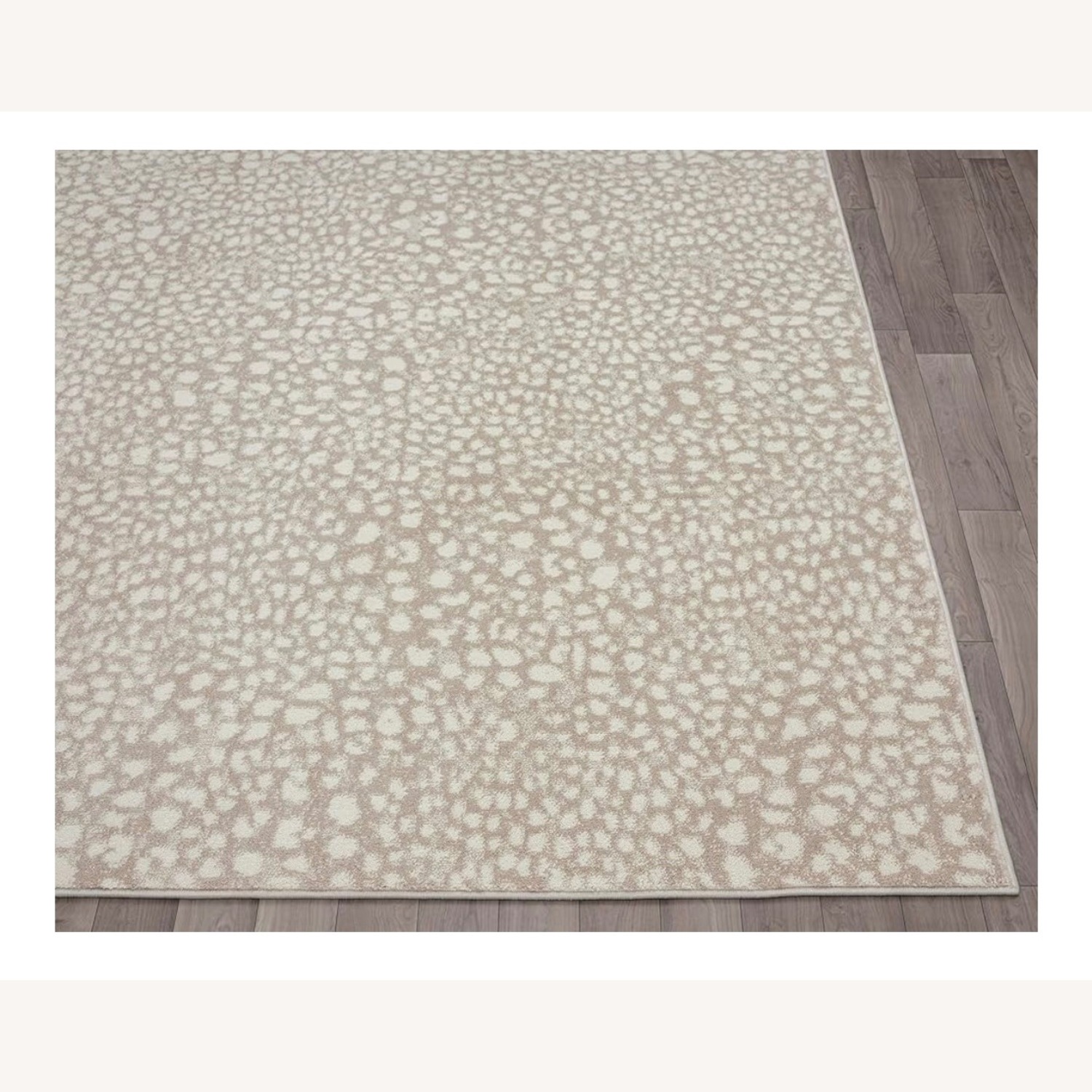 Beige Cheetah Print Area Rug - image-1