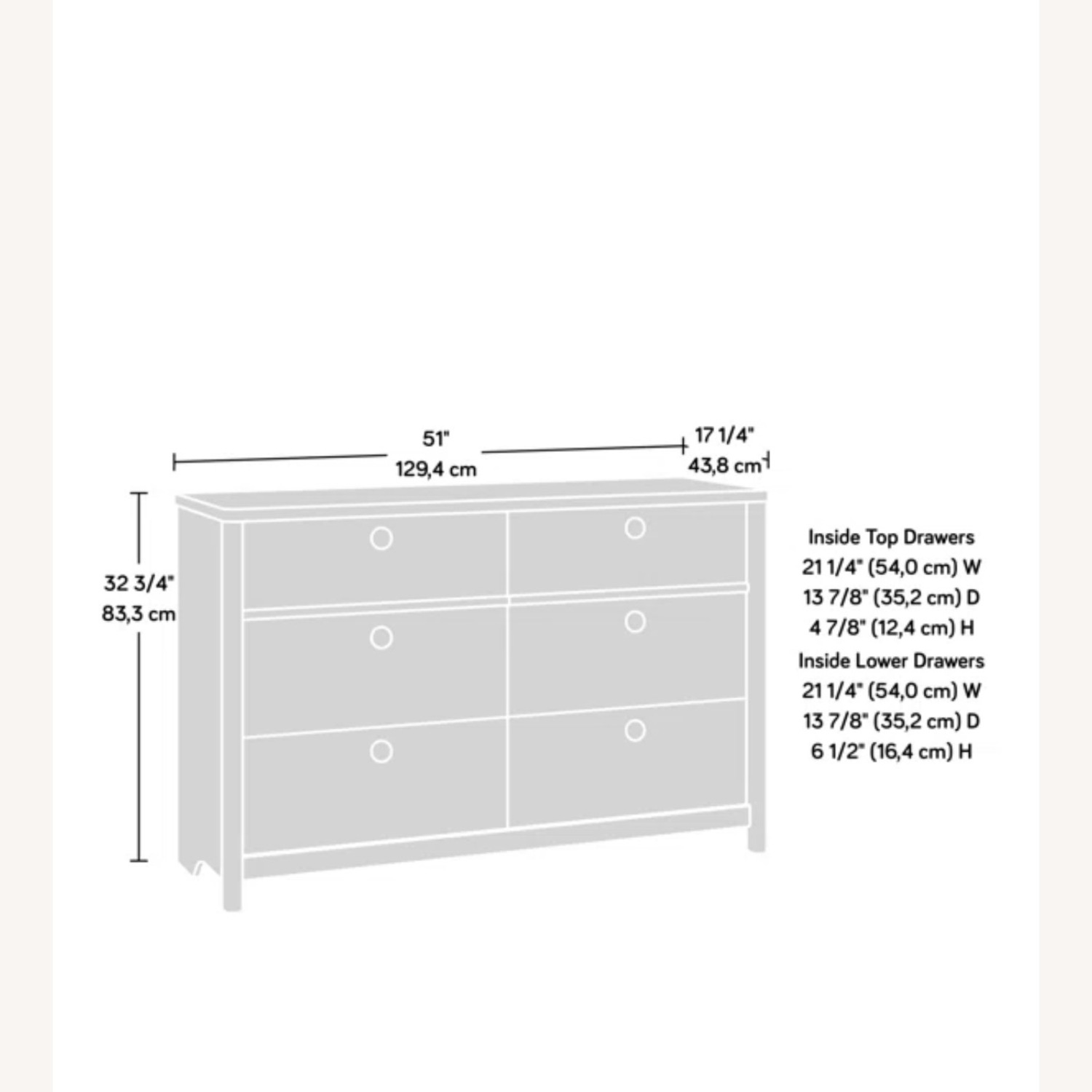 6 Drawer Dresser - image-3
