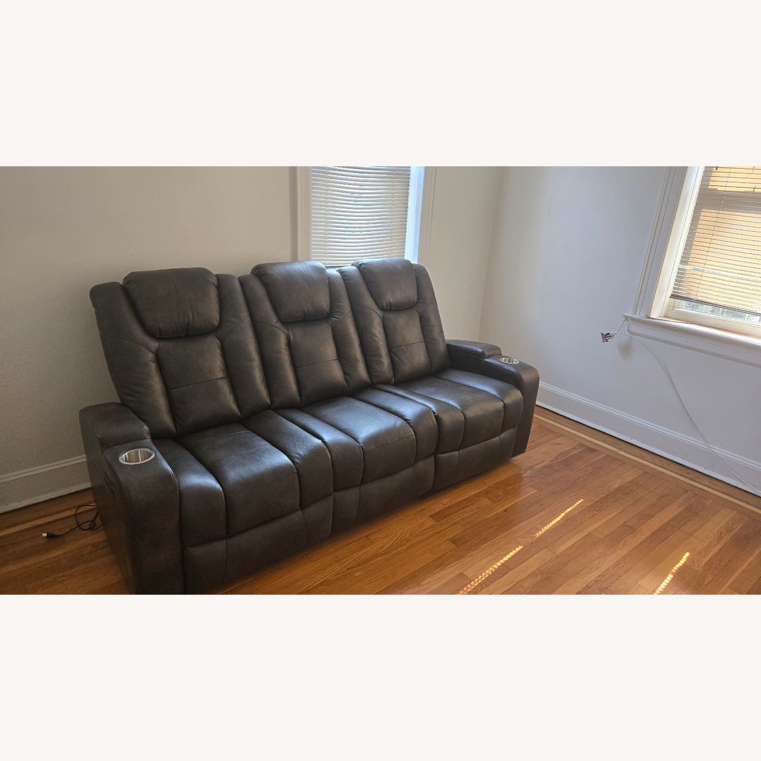 Matera Power Sofa With Drop-Down Table - image-2