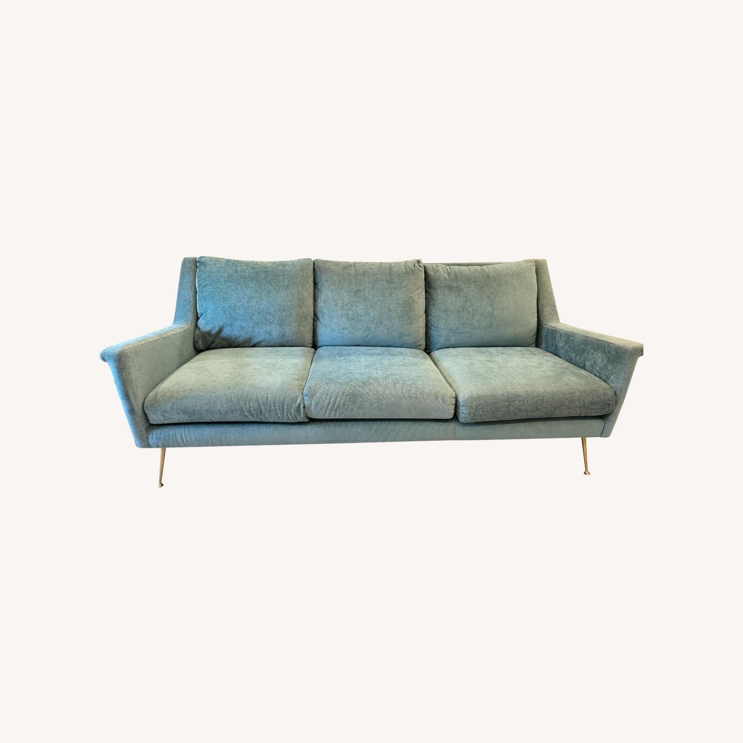 West Elm Carlo Mid-Century Sofa - Metal Legs - image-0