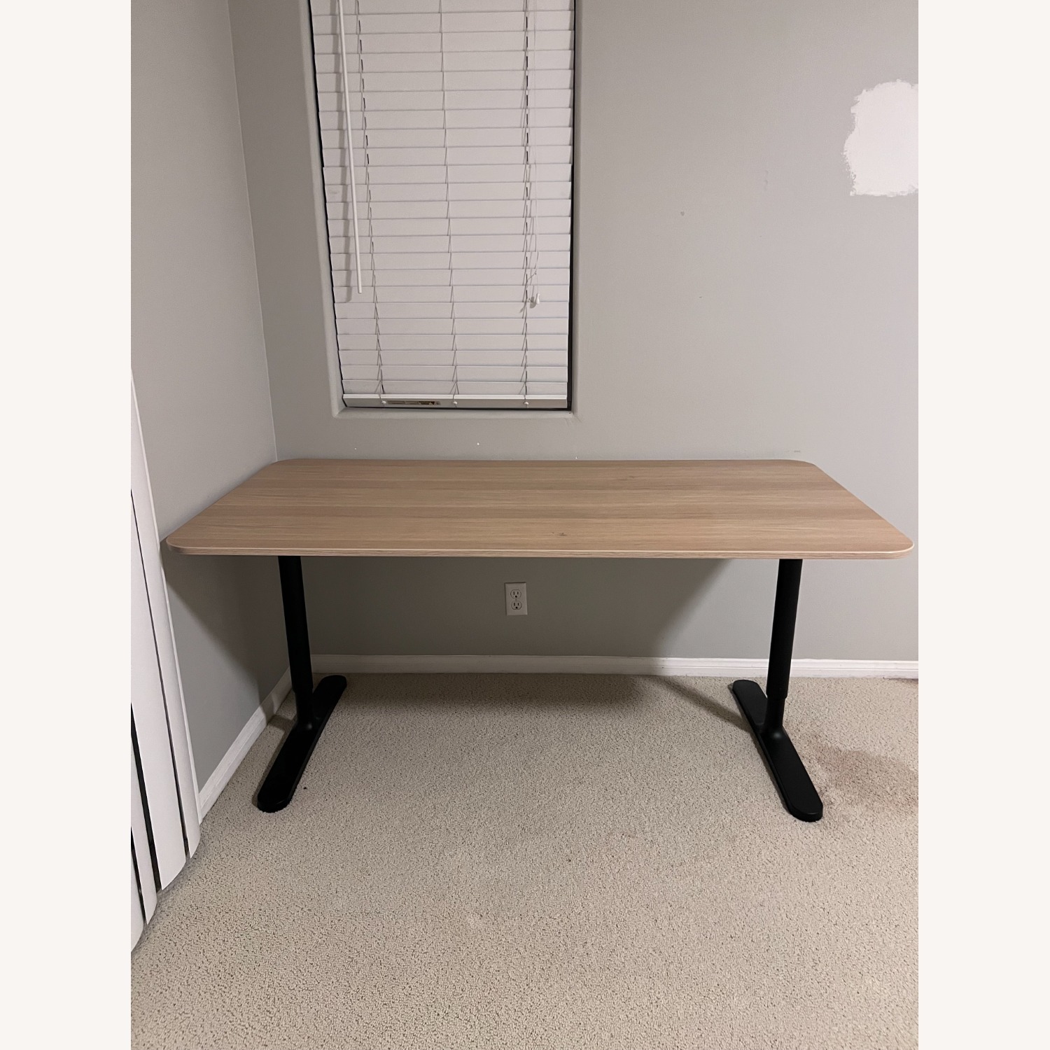 【babydino】IKEA BEKANTベカント140cm×60cm BEKANT desk white/black - IKEA