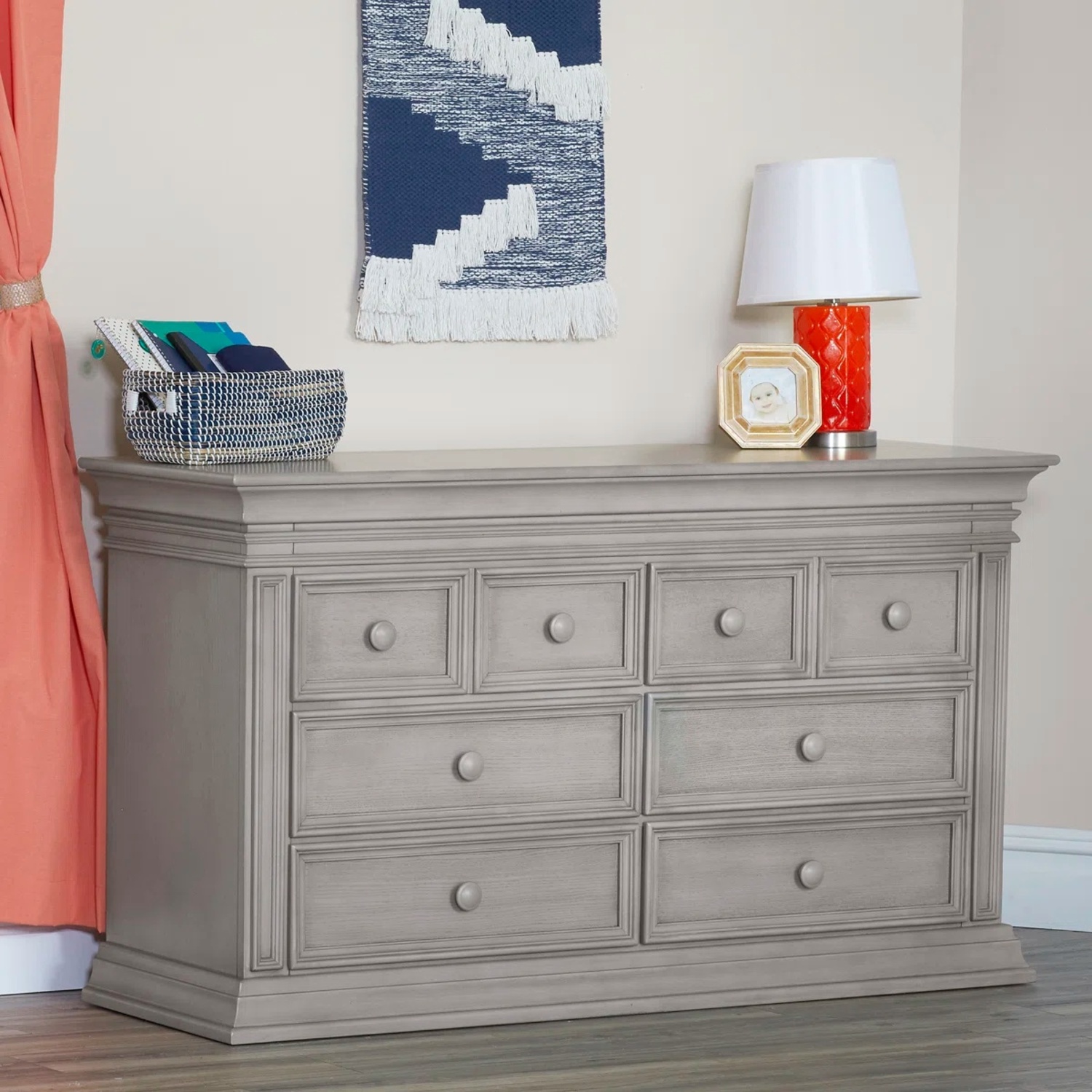 Baby Cache Vienna 6 Drawer Double Dresser - image-5