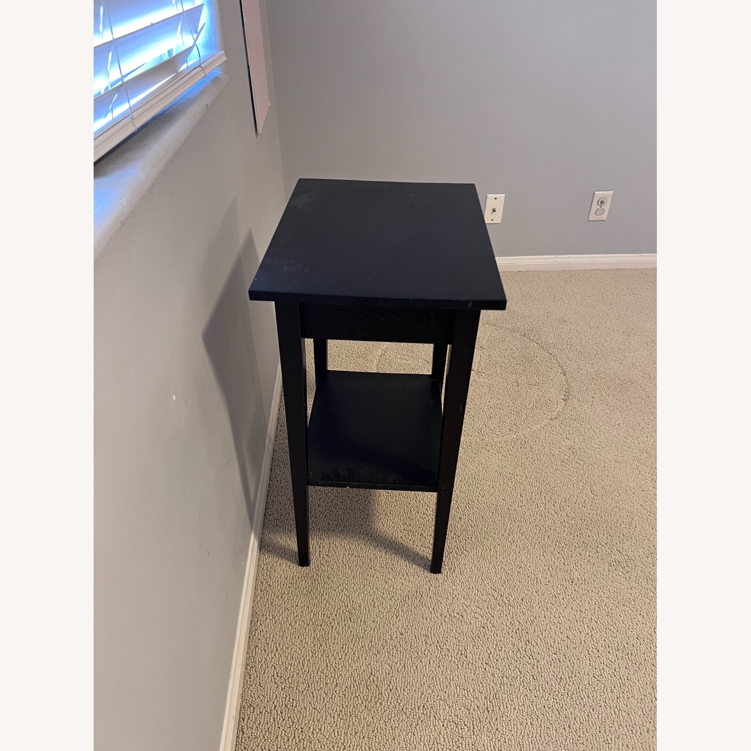 IKEA HEMNES Nightstand, Black - image-5