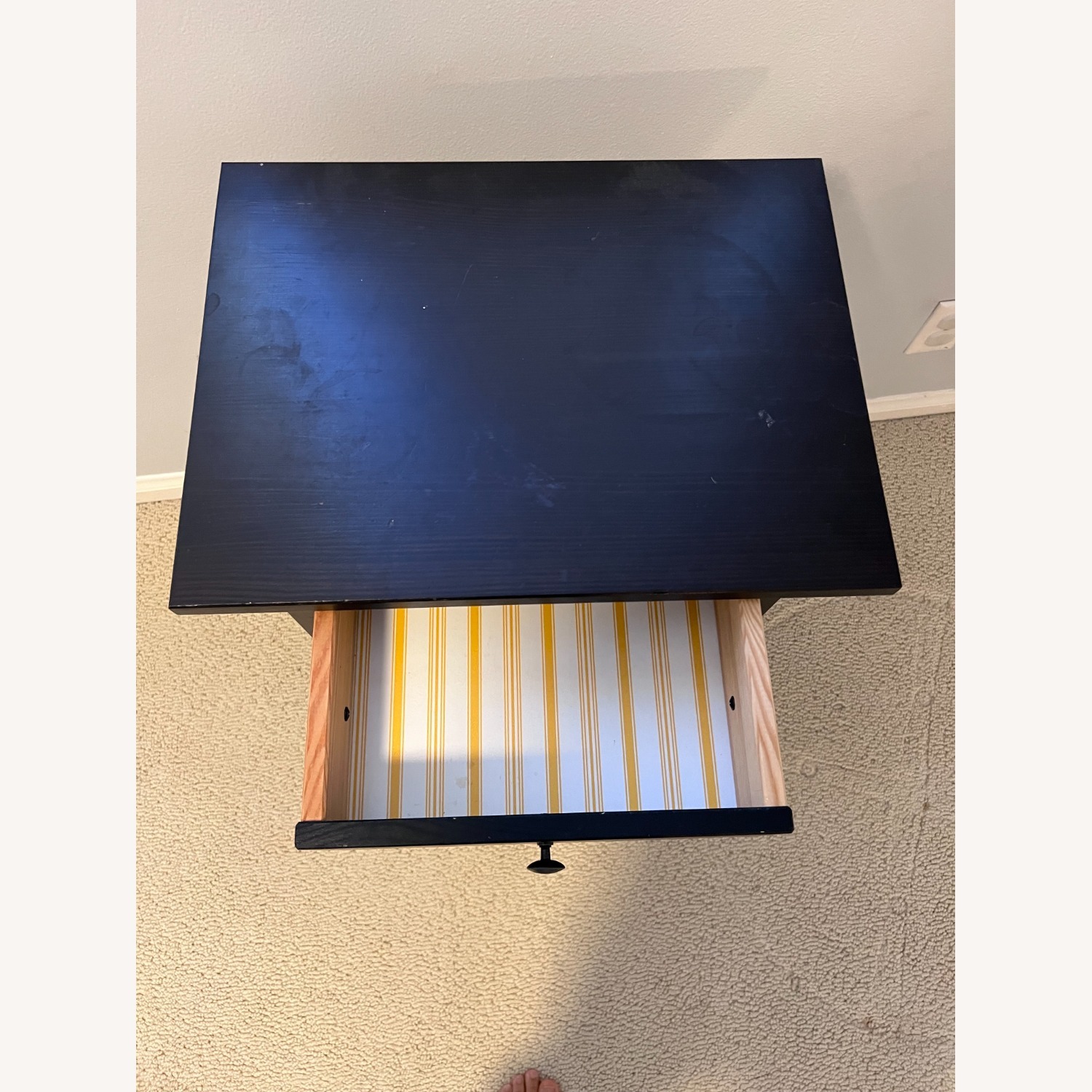 IKEA HEMNES Nightstand, Black - image-4