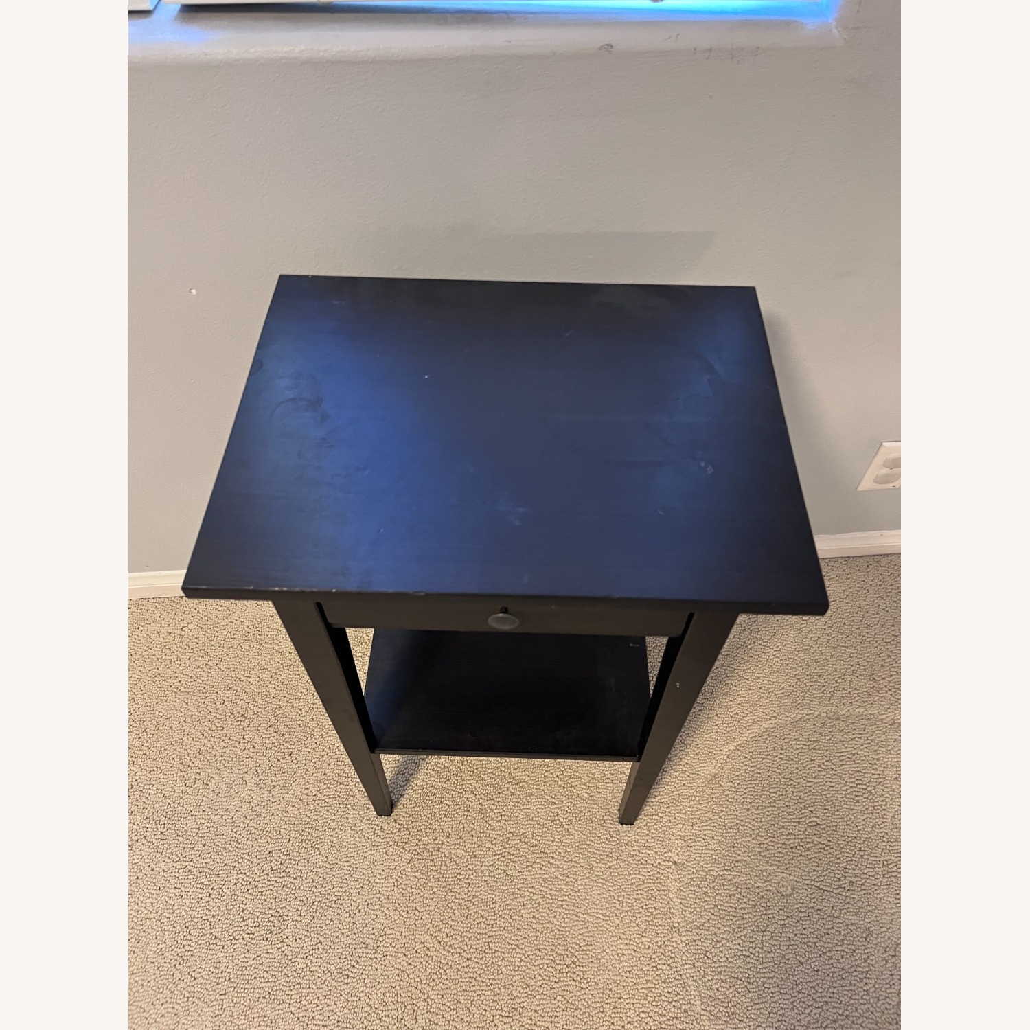 IKEA HEMNES Nightstand, Black - image-3