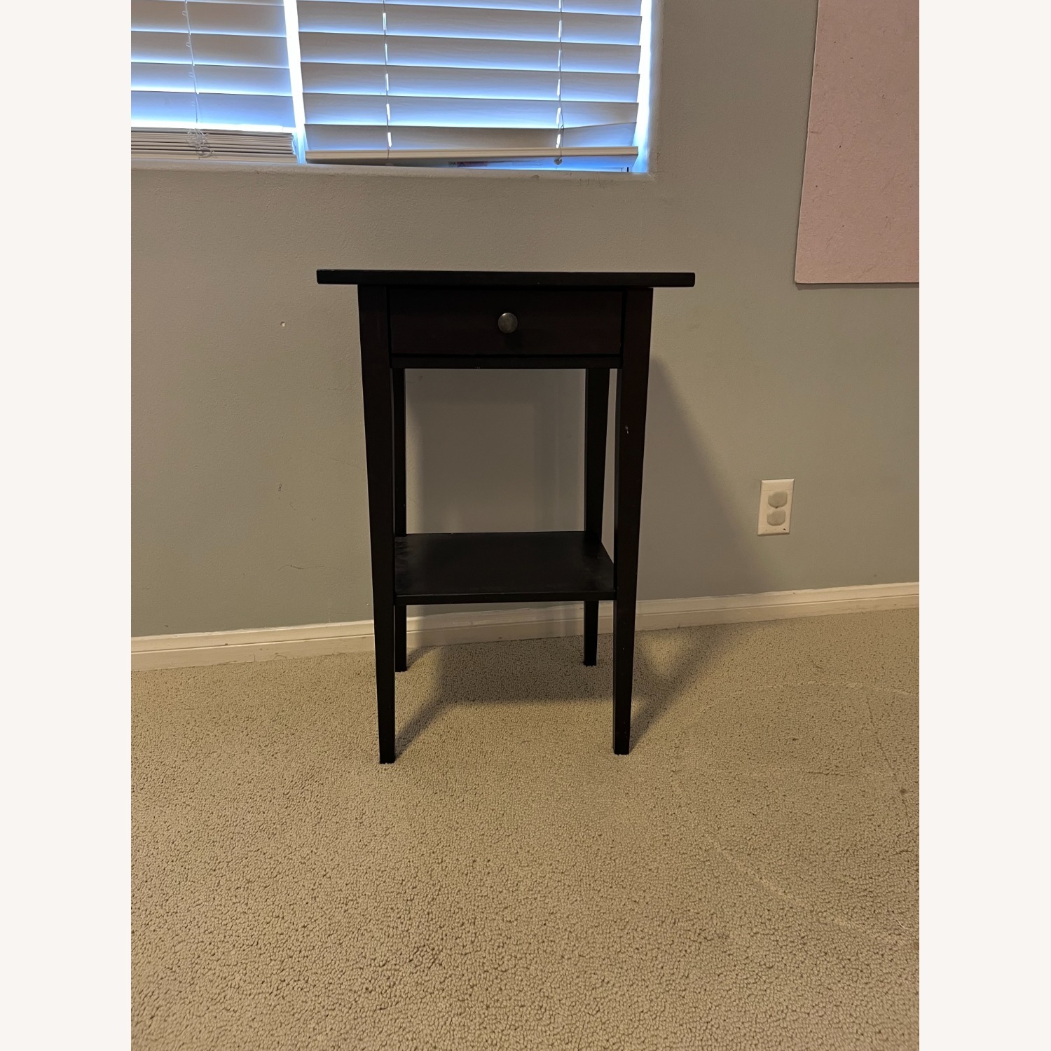 IKEA HEMNES Nightstand, Black - image-1