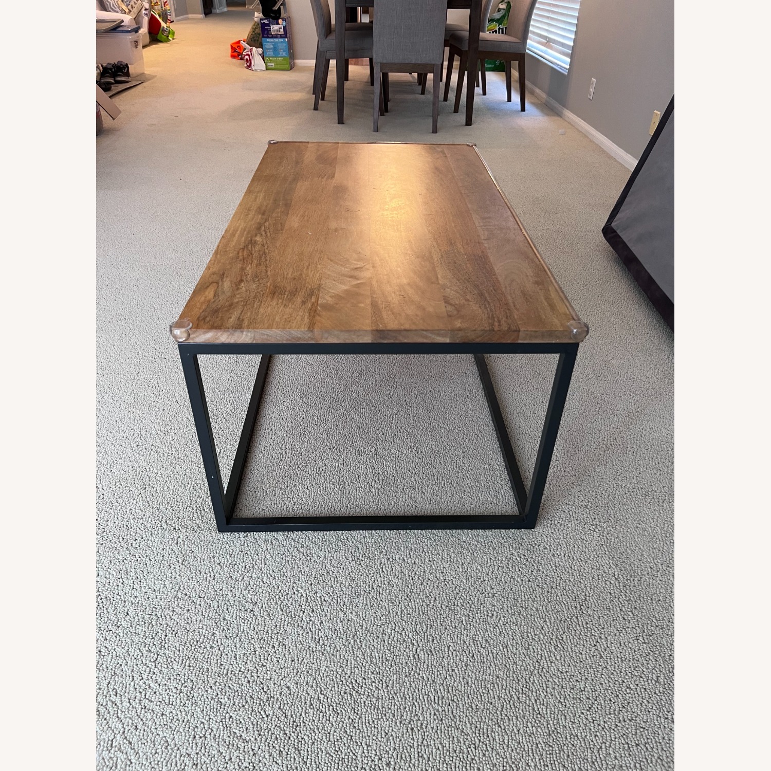 West Elm Box Frame Coffee Table - Raw Mango - image-2