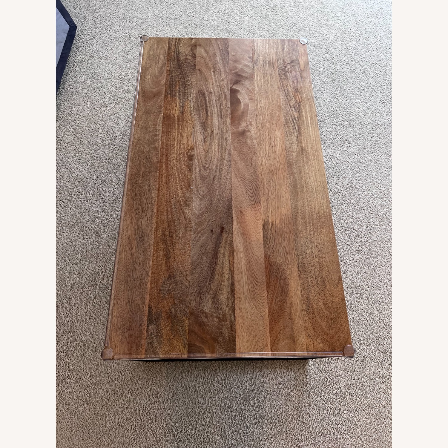 West Elm Box Frame Coffee Table - Raw Mango - image-4