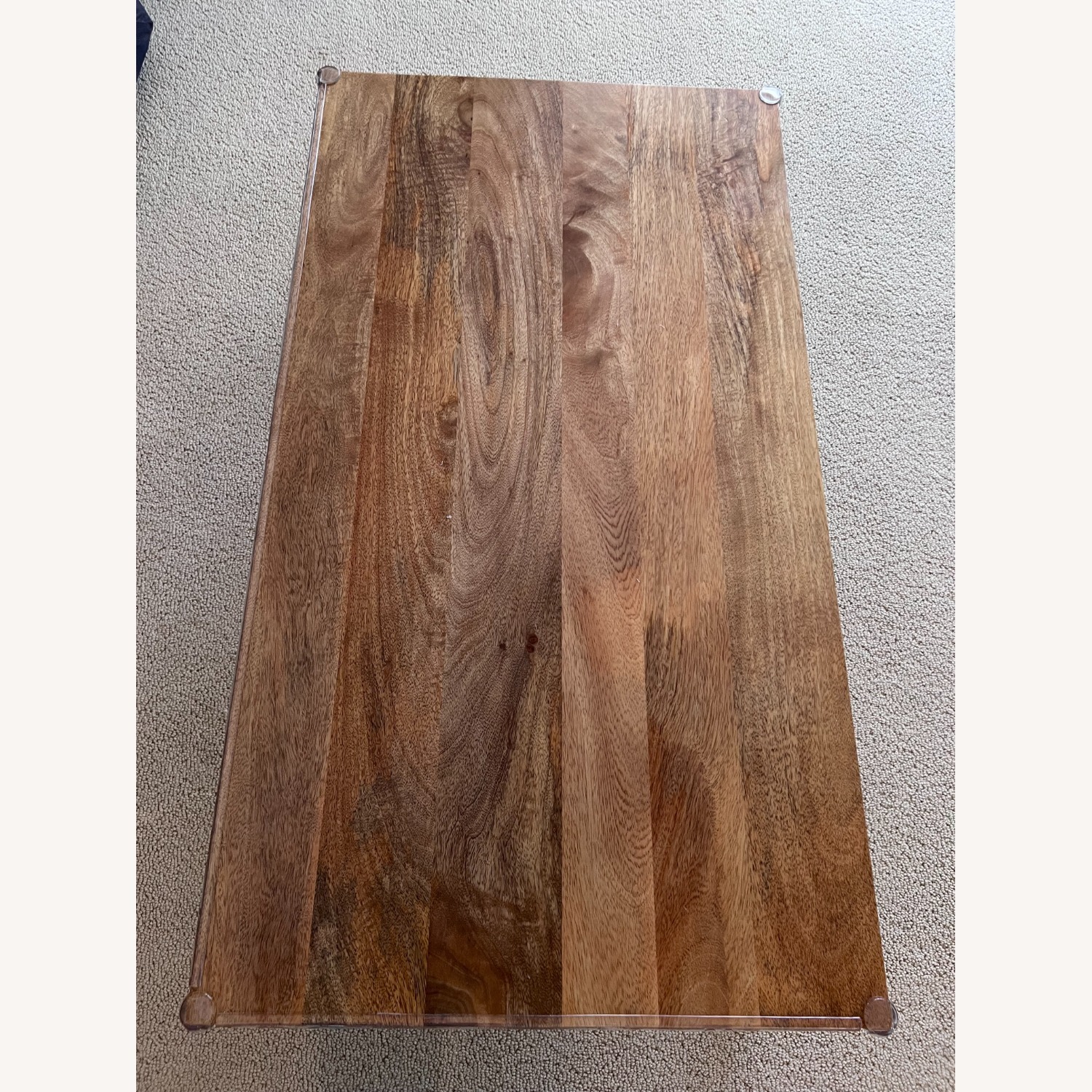 West Elm Box Frame Coffee Table - Raw Mango - image-3