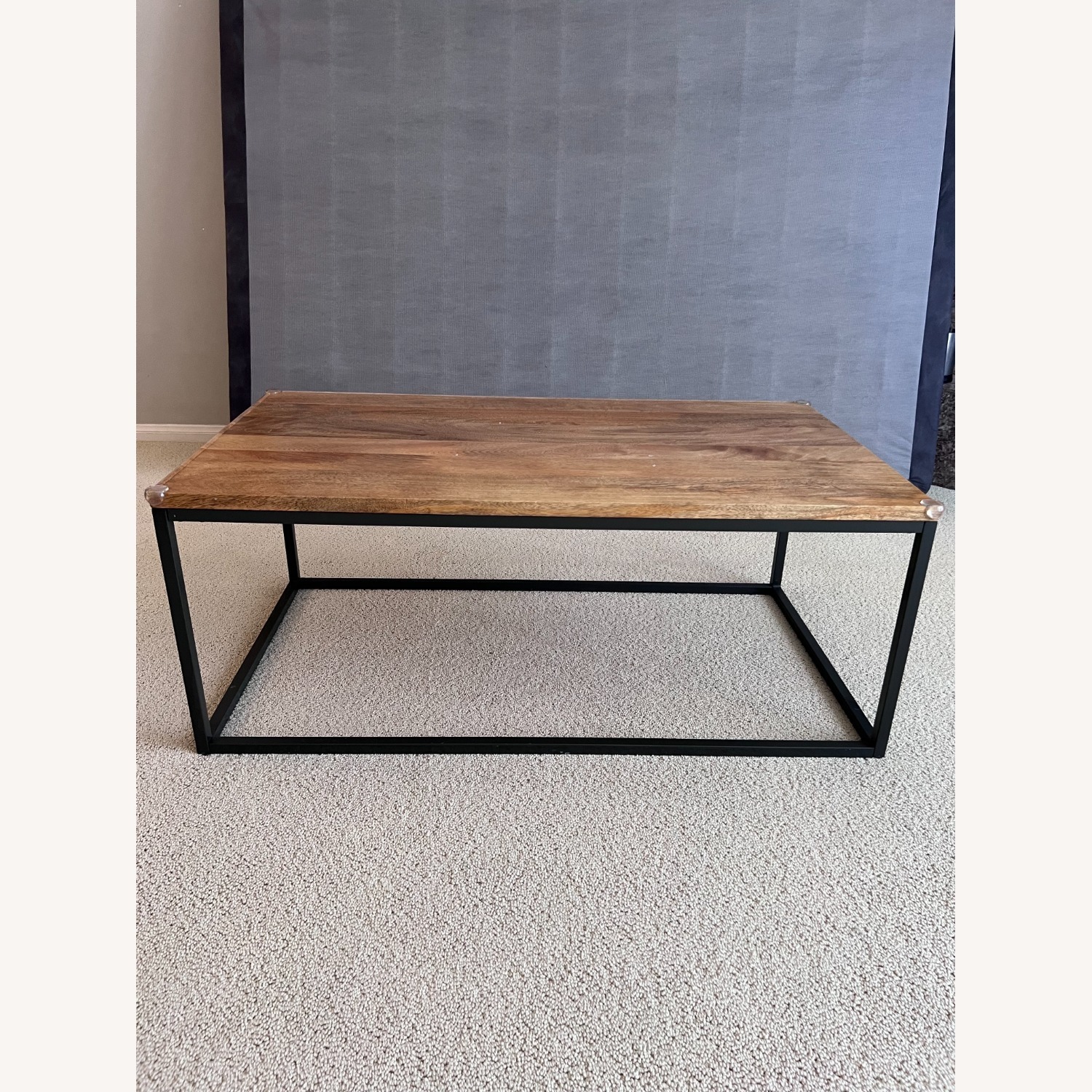 West Elm Box Frame Coffee Table - Raw Mango - image-1