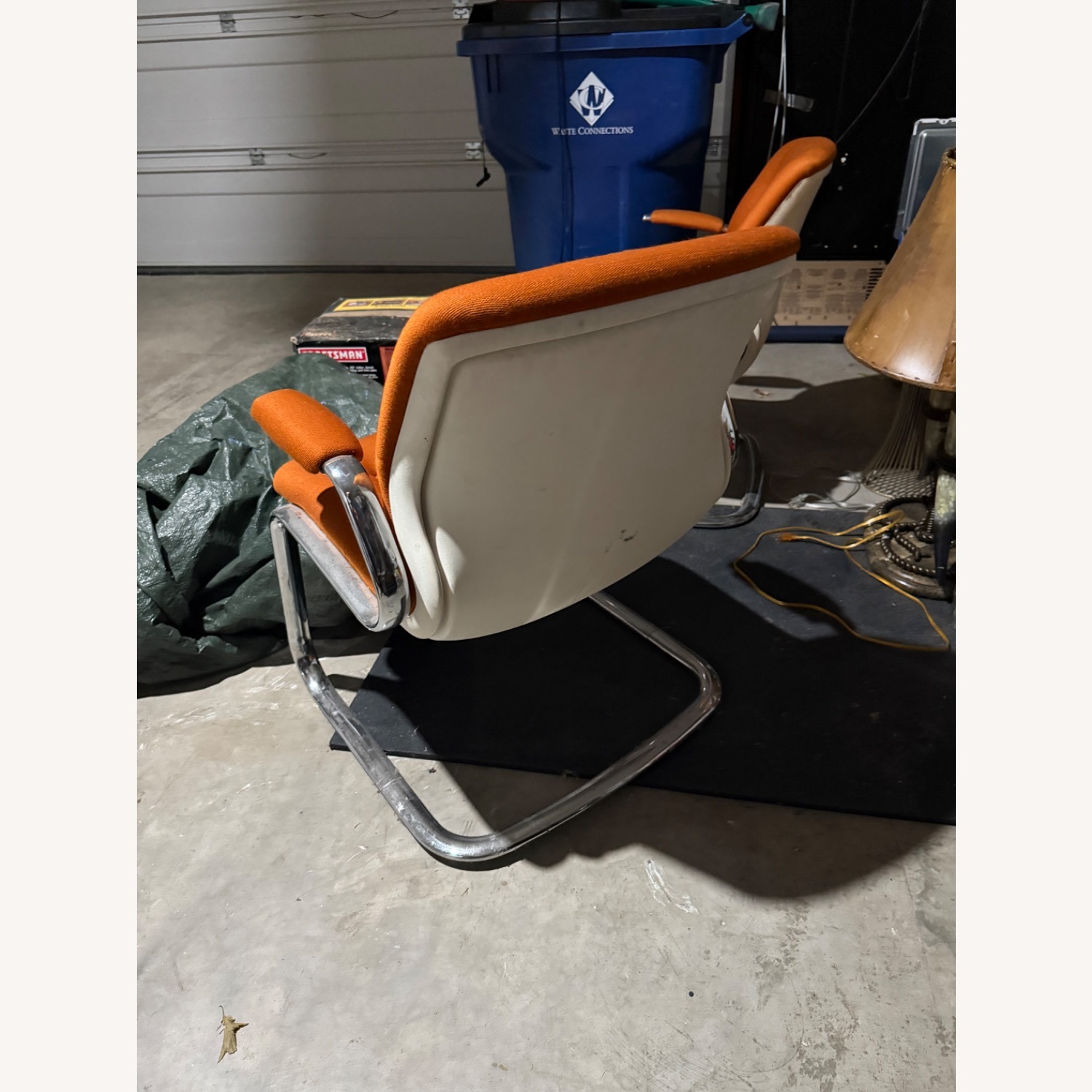 1980 Vintage Steelcase Chrome Cantilever Chairs - image-2