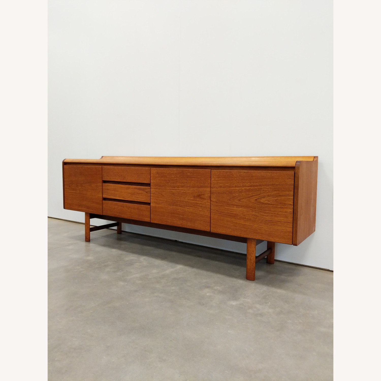 Vintage Mid Century Modern Teak Credenza - image-2