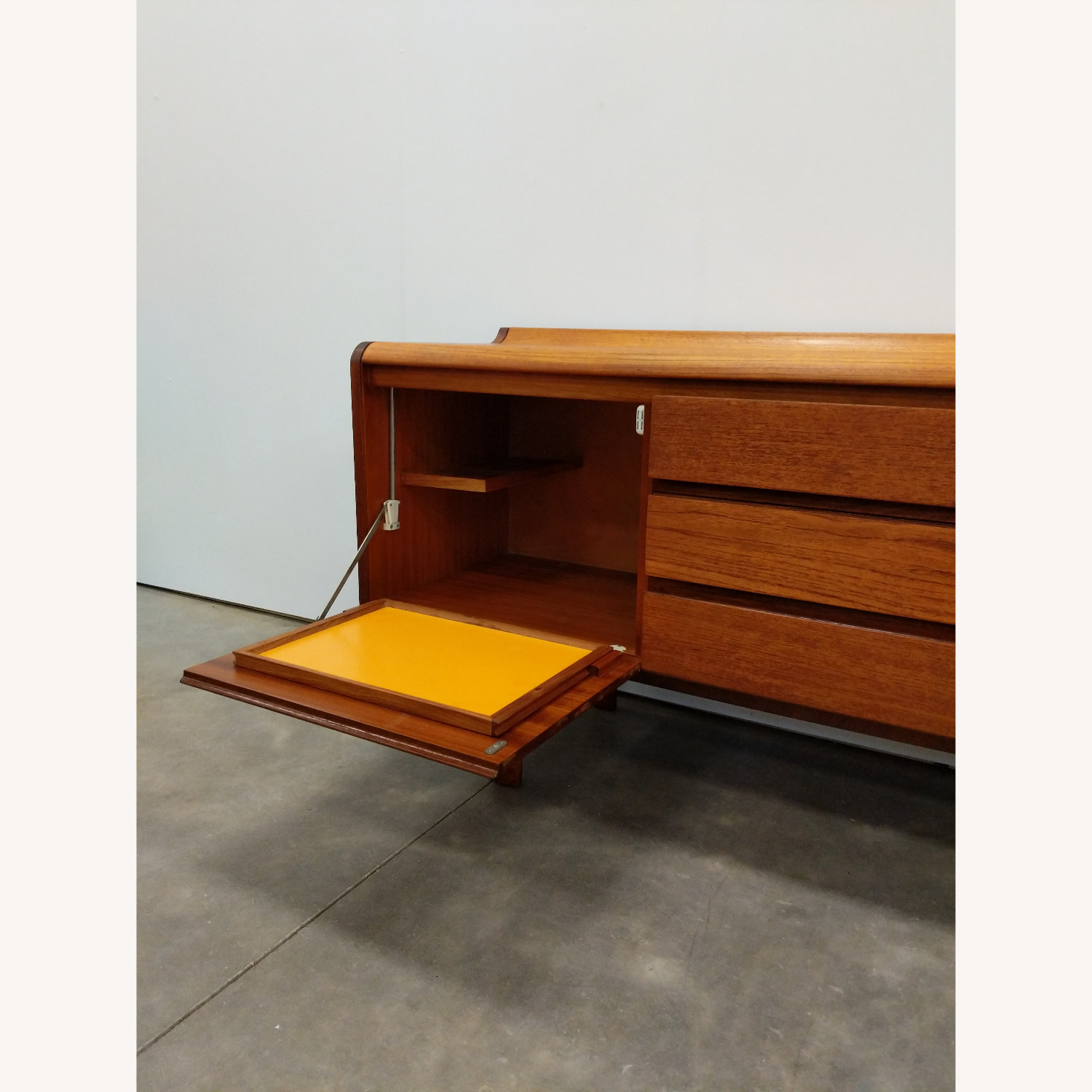 Vintage Mid Century Modern Teak Credenza - image-5