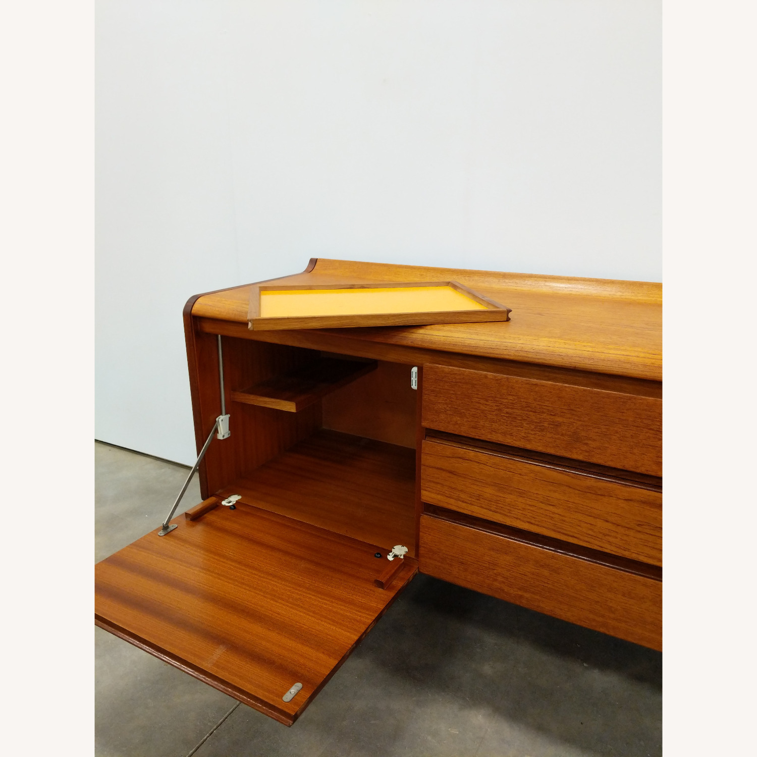 Vintage Mid Century Modern Teak Credenza - image-6