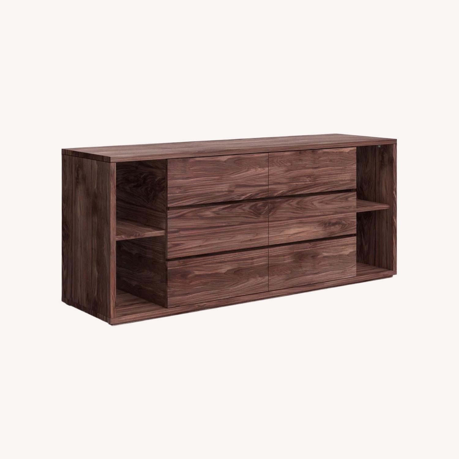 AllModern 6-Drawer Walnut Dresser - image-0