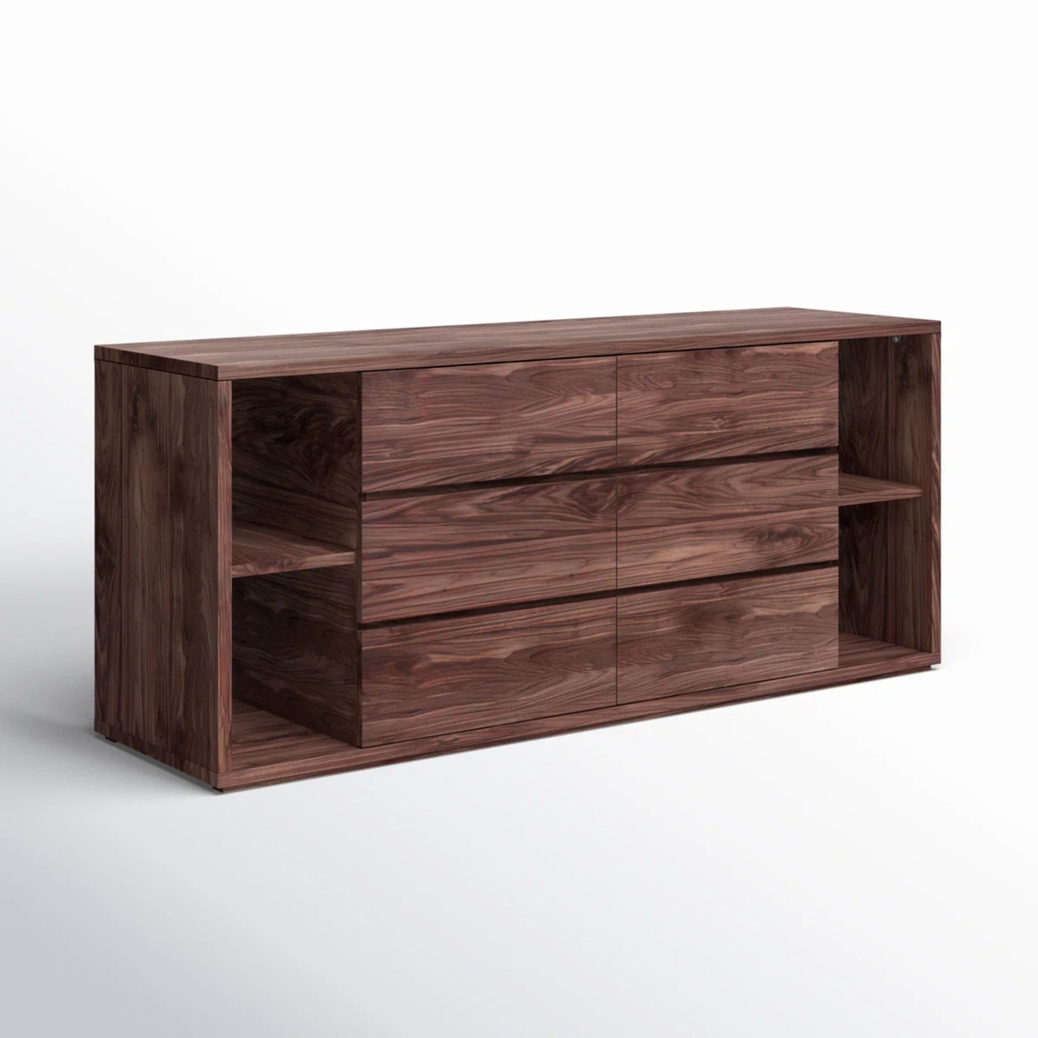 AllModern 6-Drawer Walnut Dresser - image-4